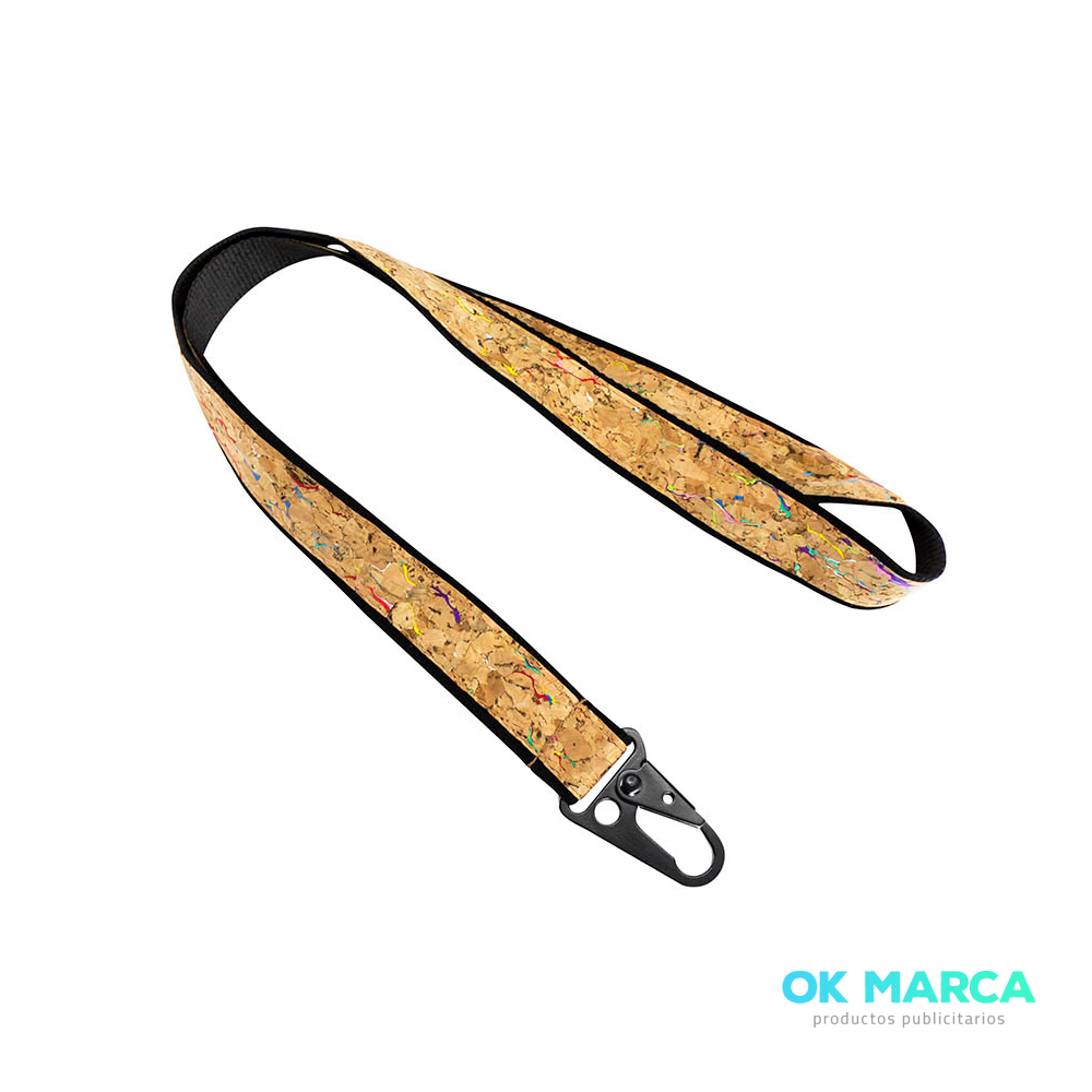 Lanyard de Corcho y Poliéster