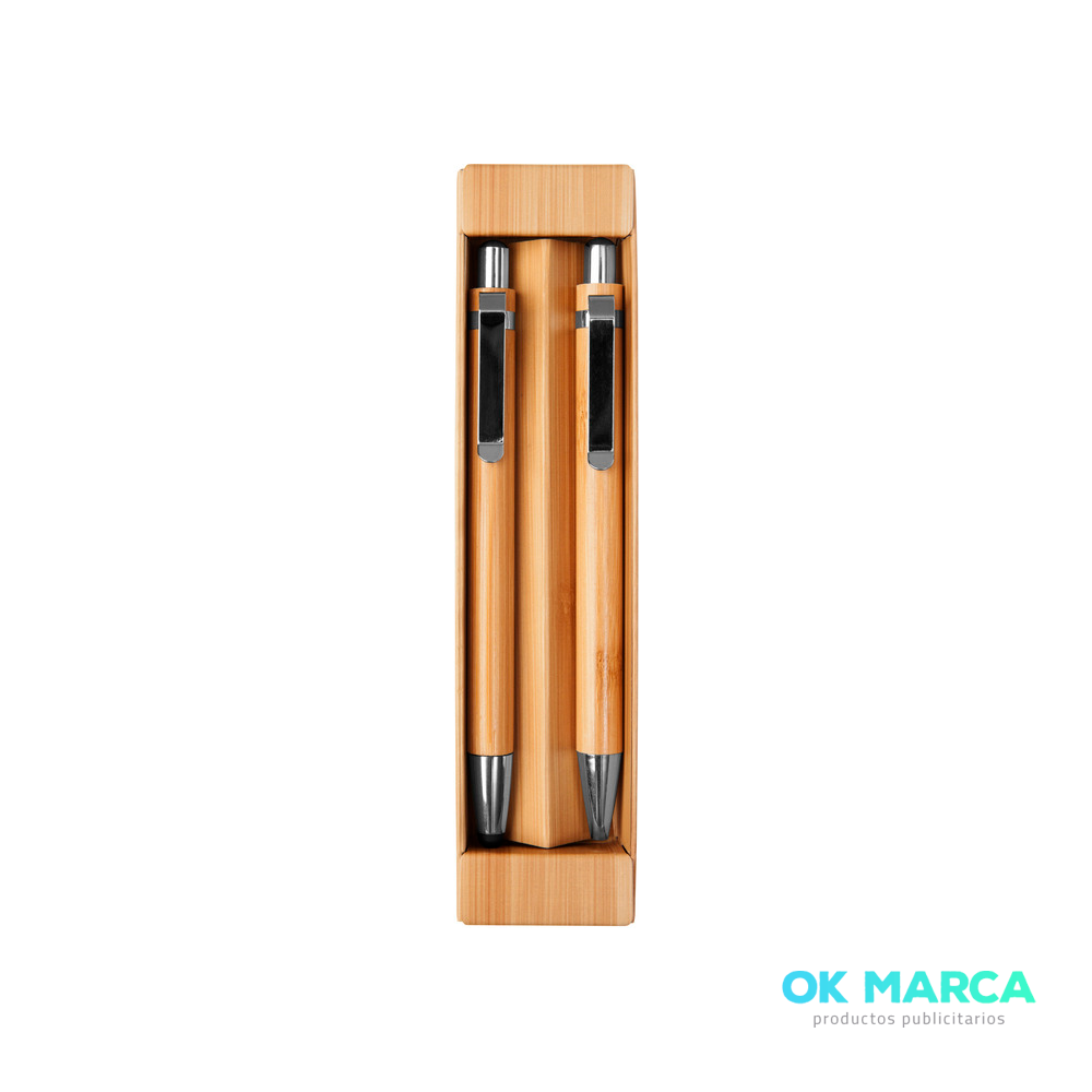 Set Lápiz Bambú Modelo Nangan