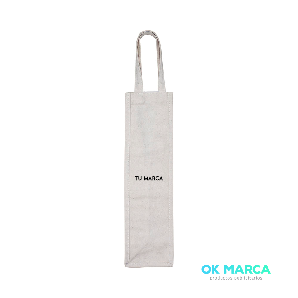Bolsa Botella de Vino 100% Algodón Canvas
