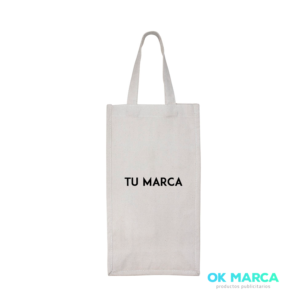 Bolsa 2 Botellas de Vino 100% Algodón