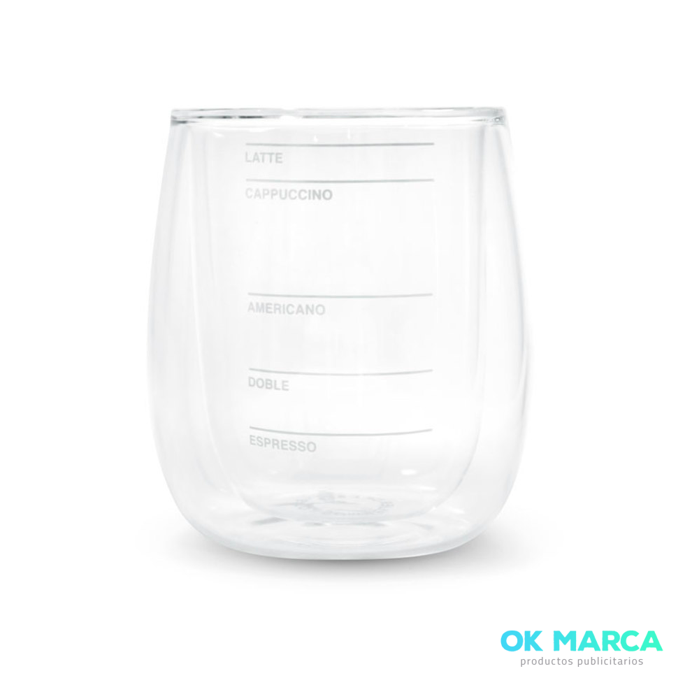 Set de vasos de vidrio Barista