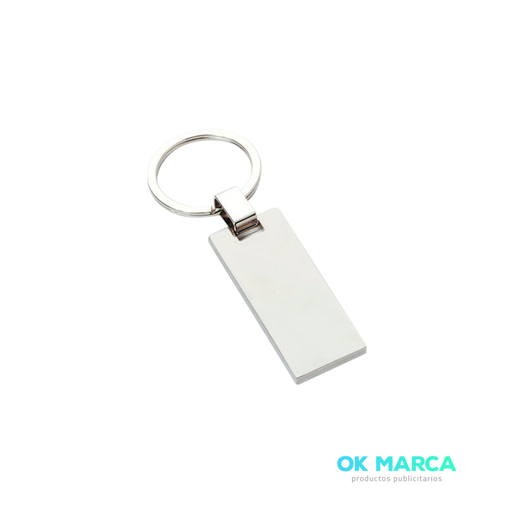Llavero Rectangular Plano