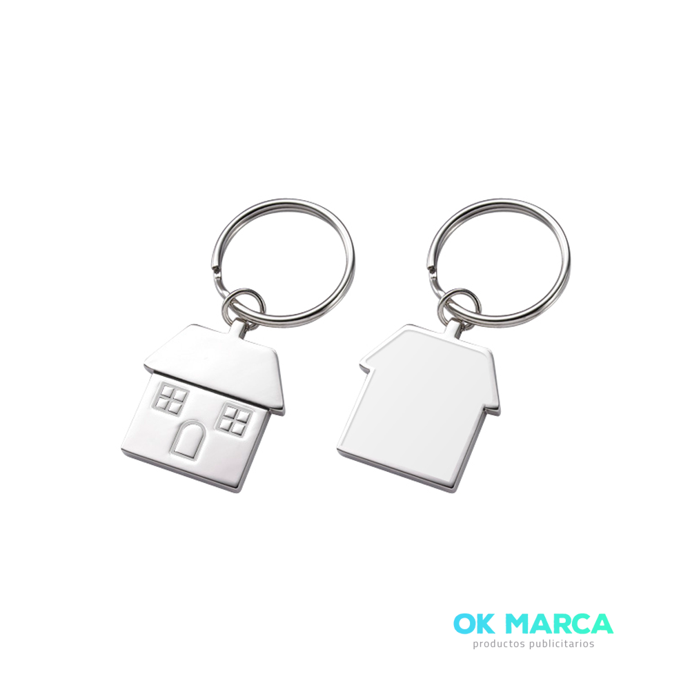 Llavero Metálico Casa