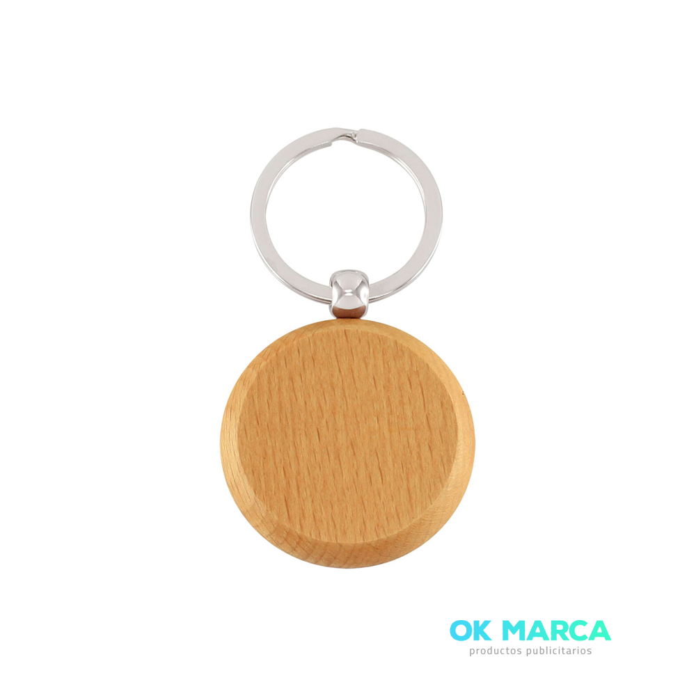 Llavero Redondo de Madera