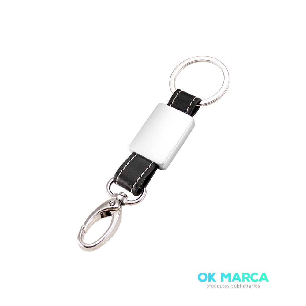 Llavero Metal-Cuero Technic
