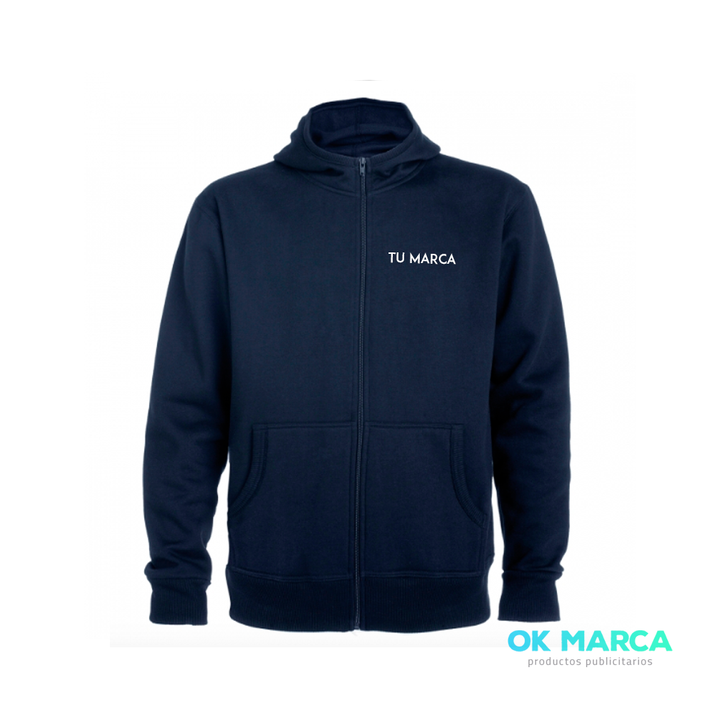 Polerón con cierre unisex