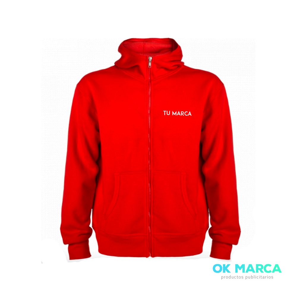Polerón con cierre unisex