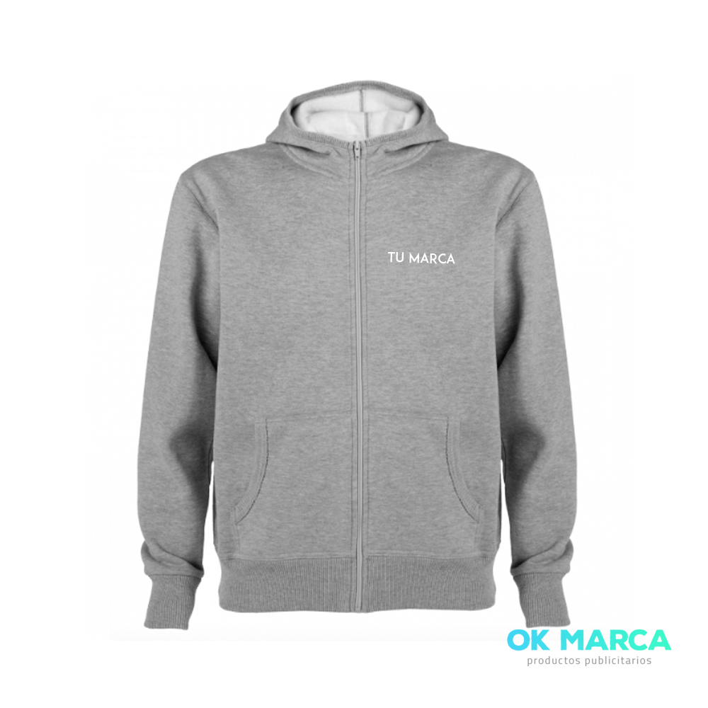 Polerón con cierre unisex