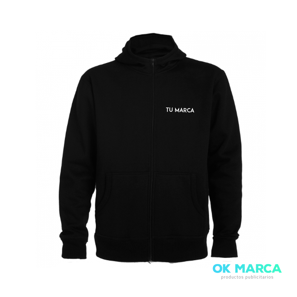 Polerón con cierre unisex