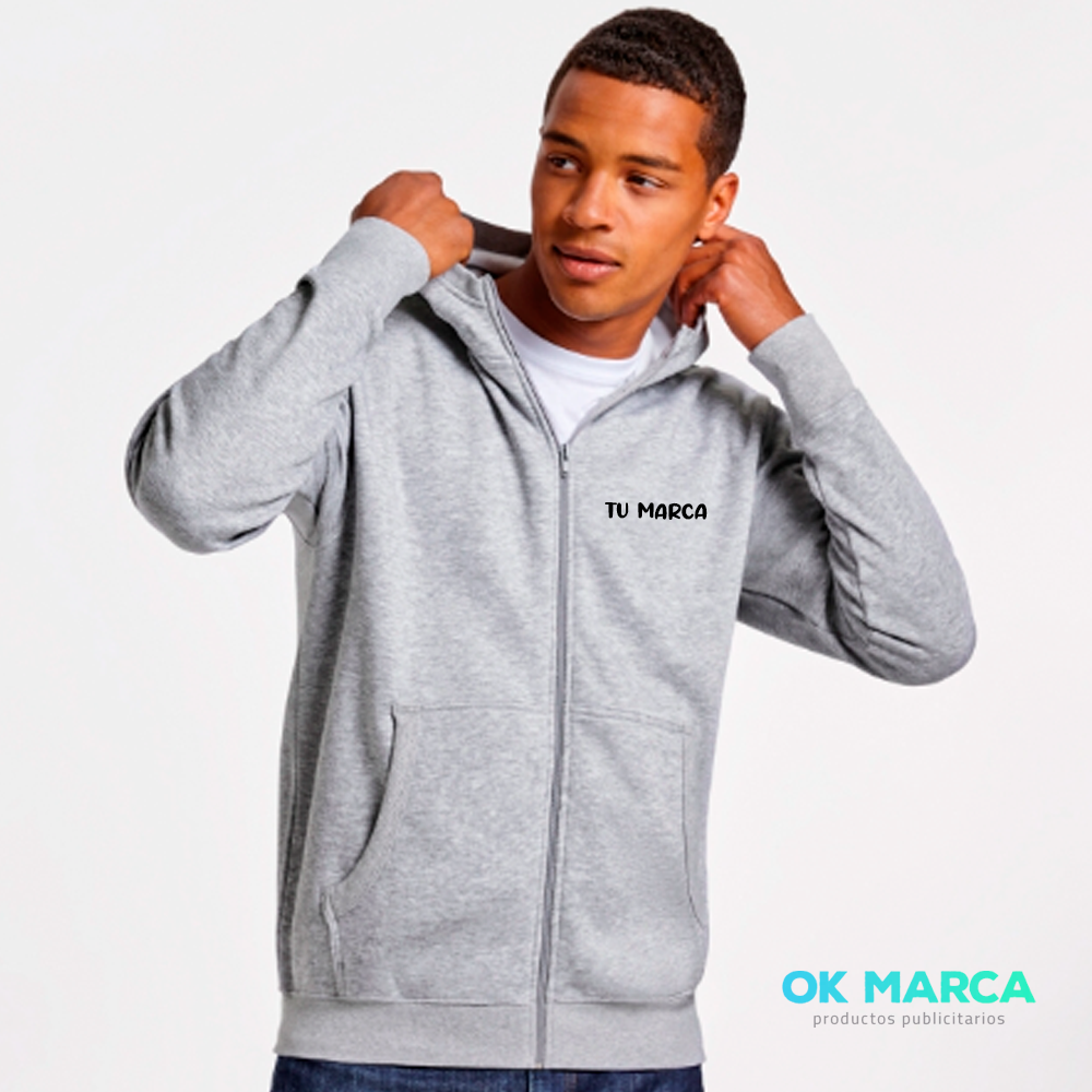 Polerón con cierre unisex