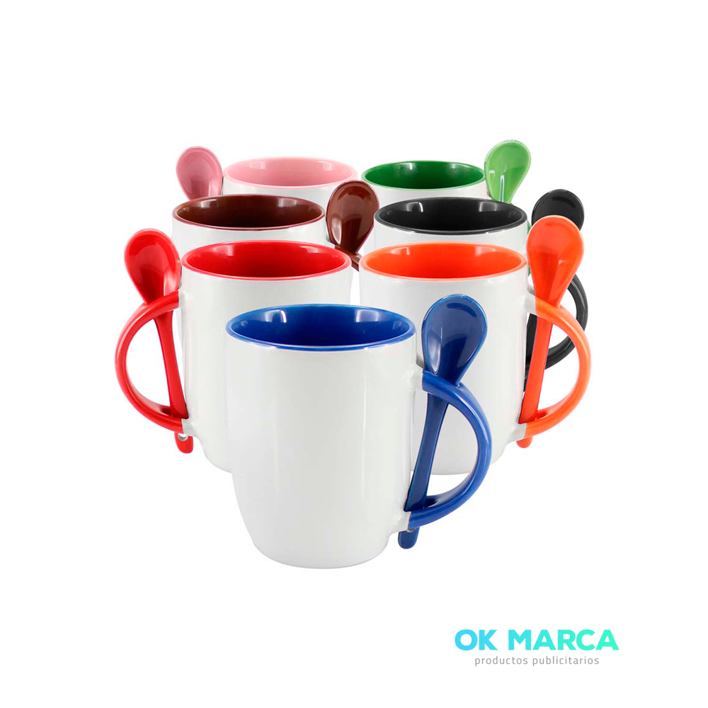 Tazón cerámico con cuchara