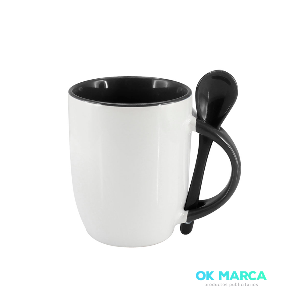 Tazón cerámico con cuchara