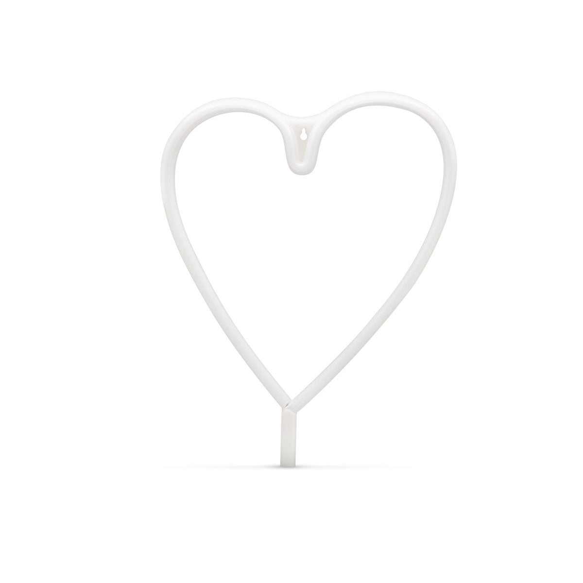 Luz Neón Corazón Blanco