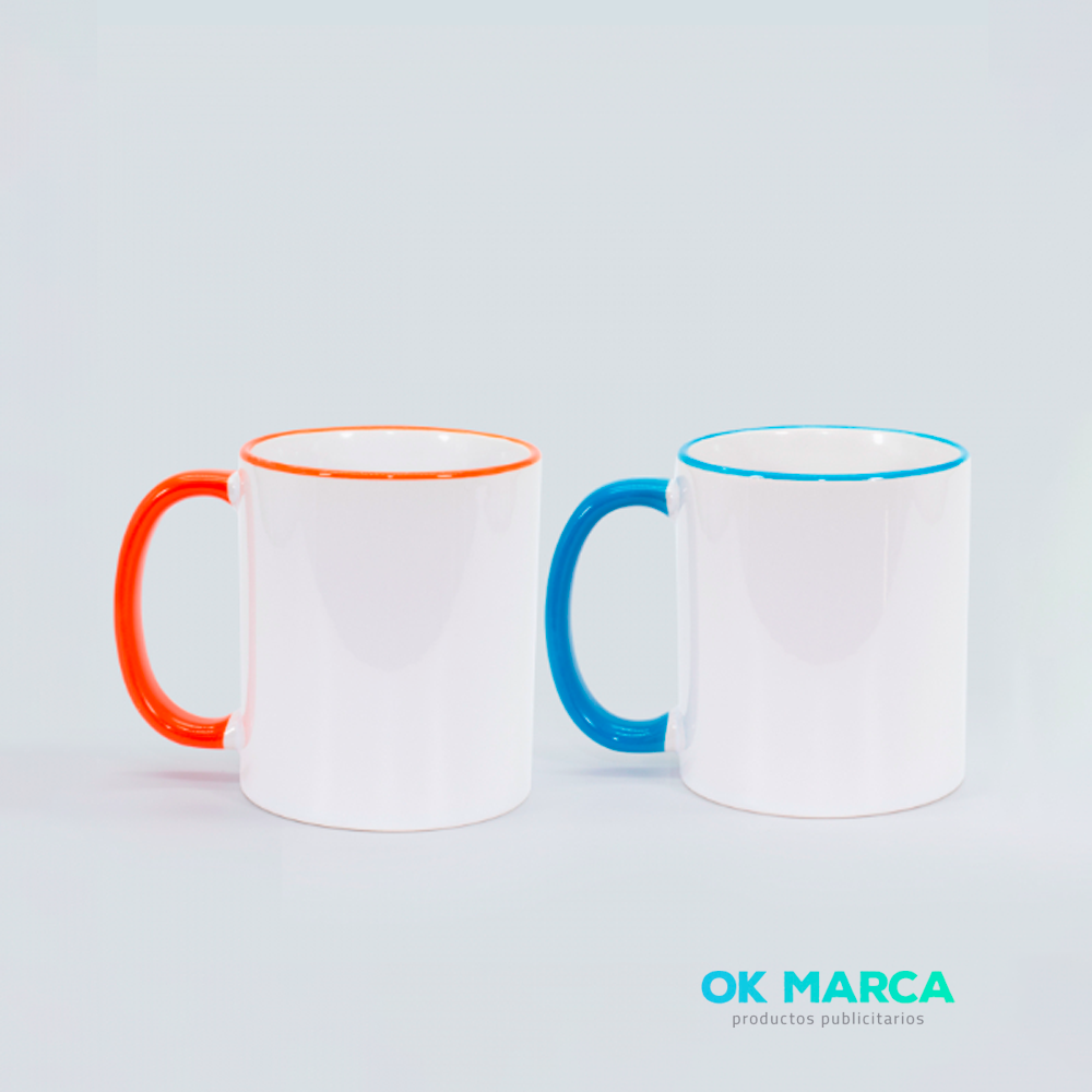 Tazón mango y borde color