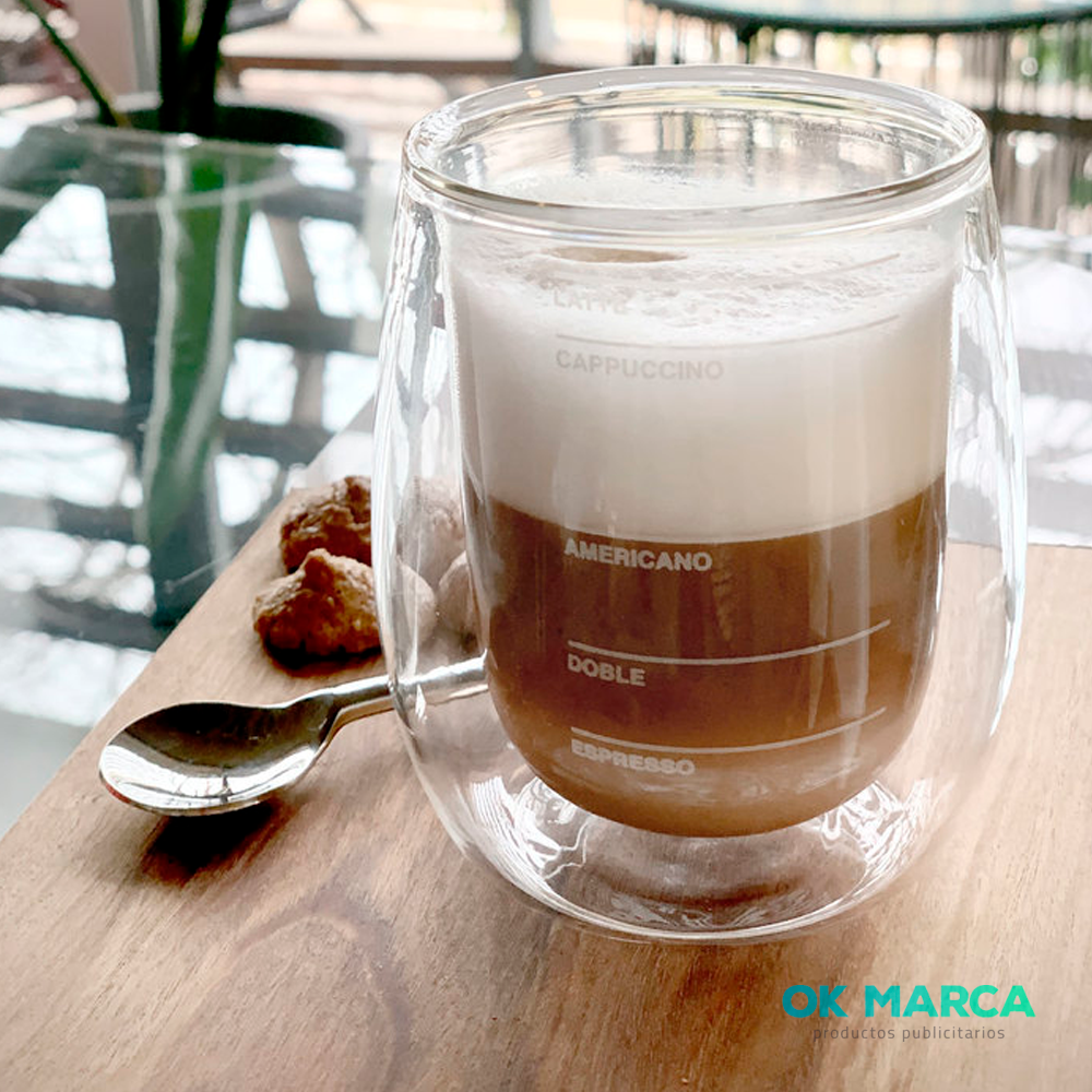 Set de vasos de vidrio Barista