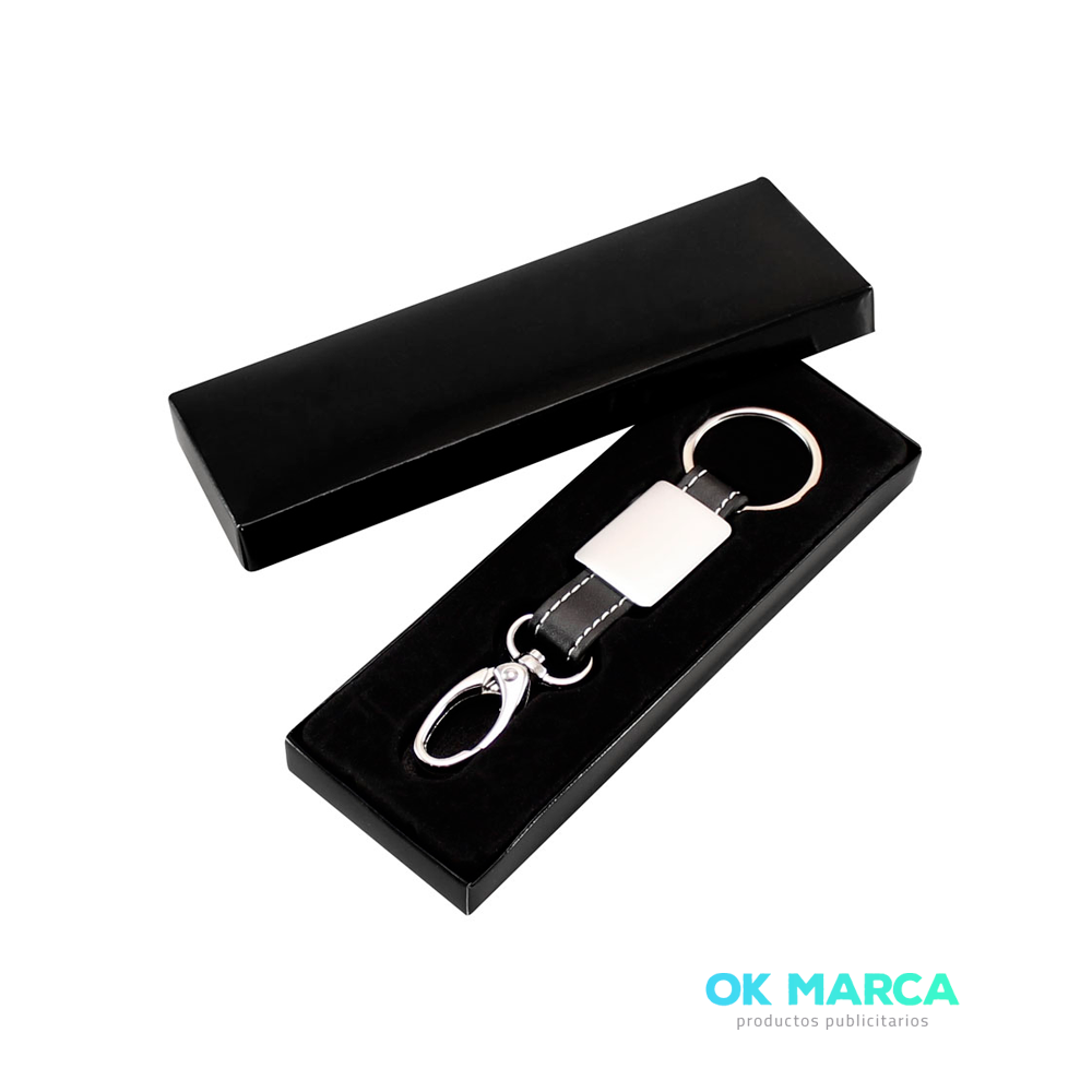 Llavero Metal-Cuero Technic