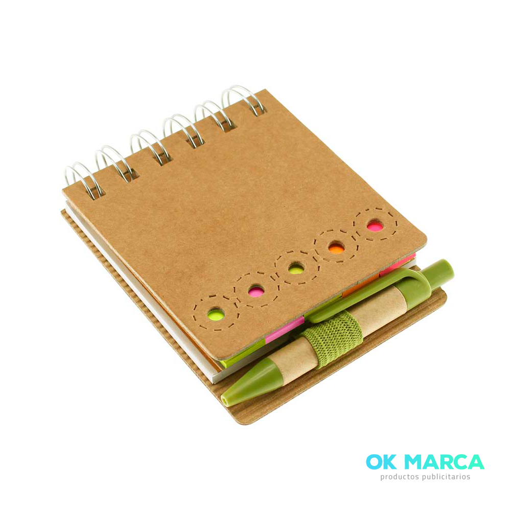 Memo Set Ecológico con Bolígrafo