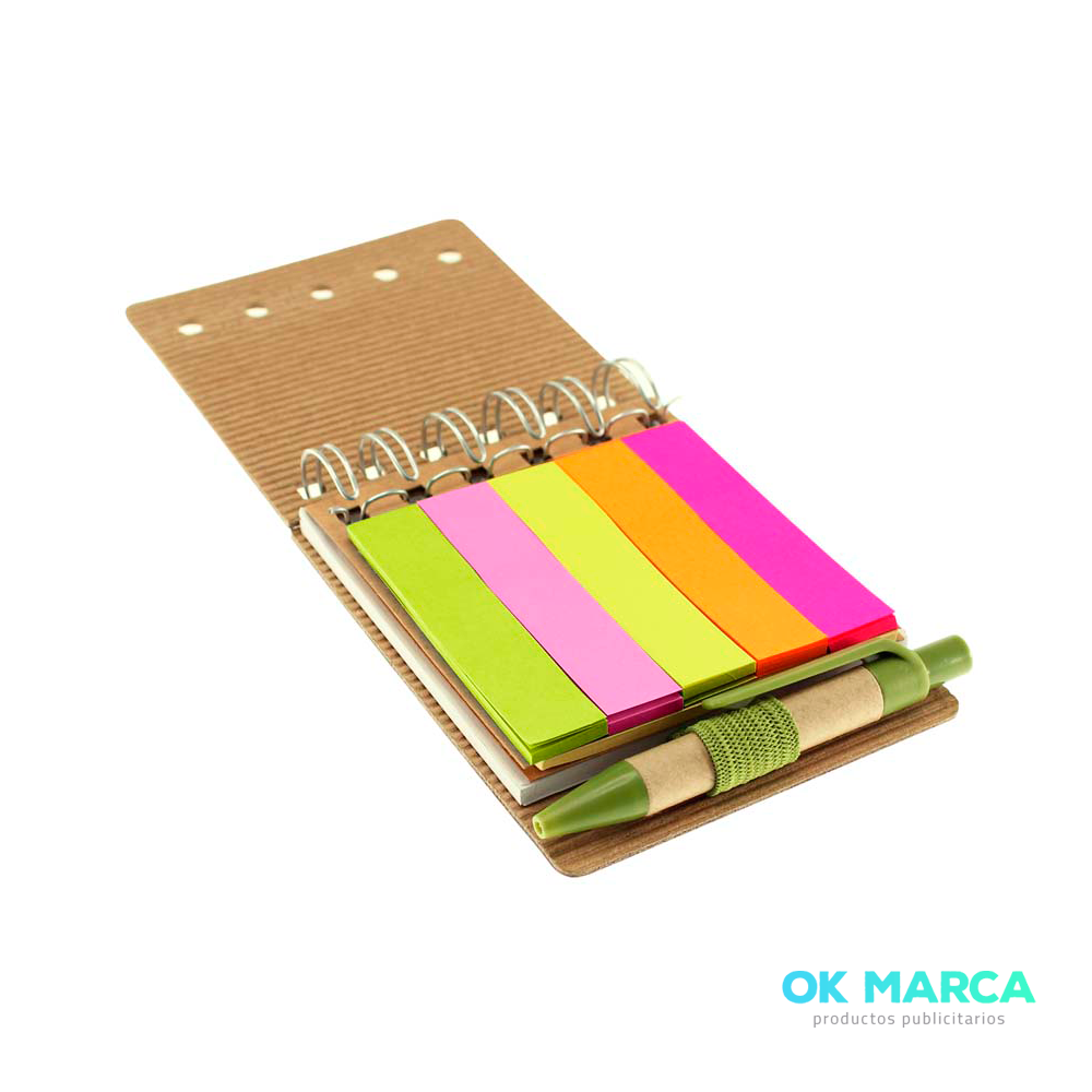 Memo Set Ecológico con Bolígrafo