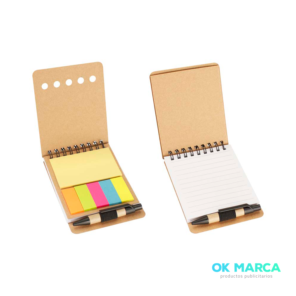 Memo Set Ecológico con Bolígrafo