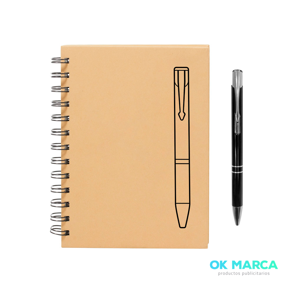 Set libreta y bolígrafo Magic