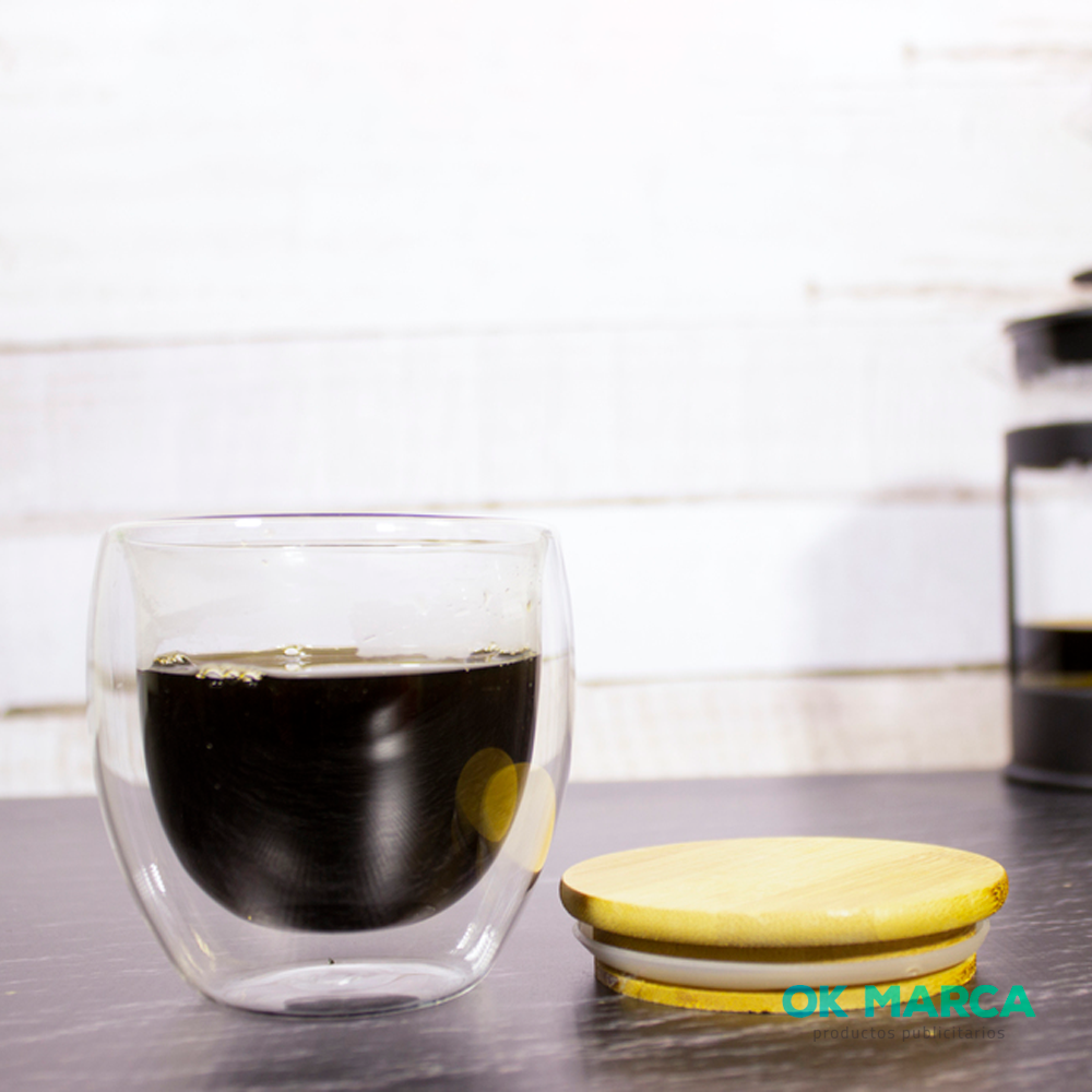 Taza doble vidrio Colombia
