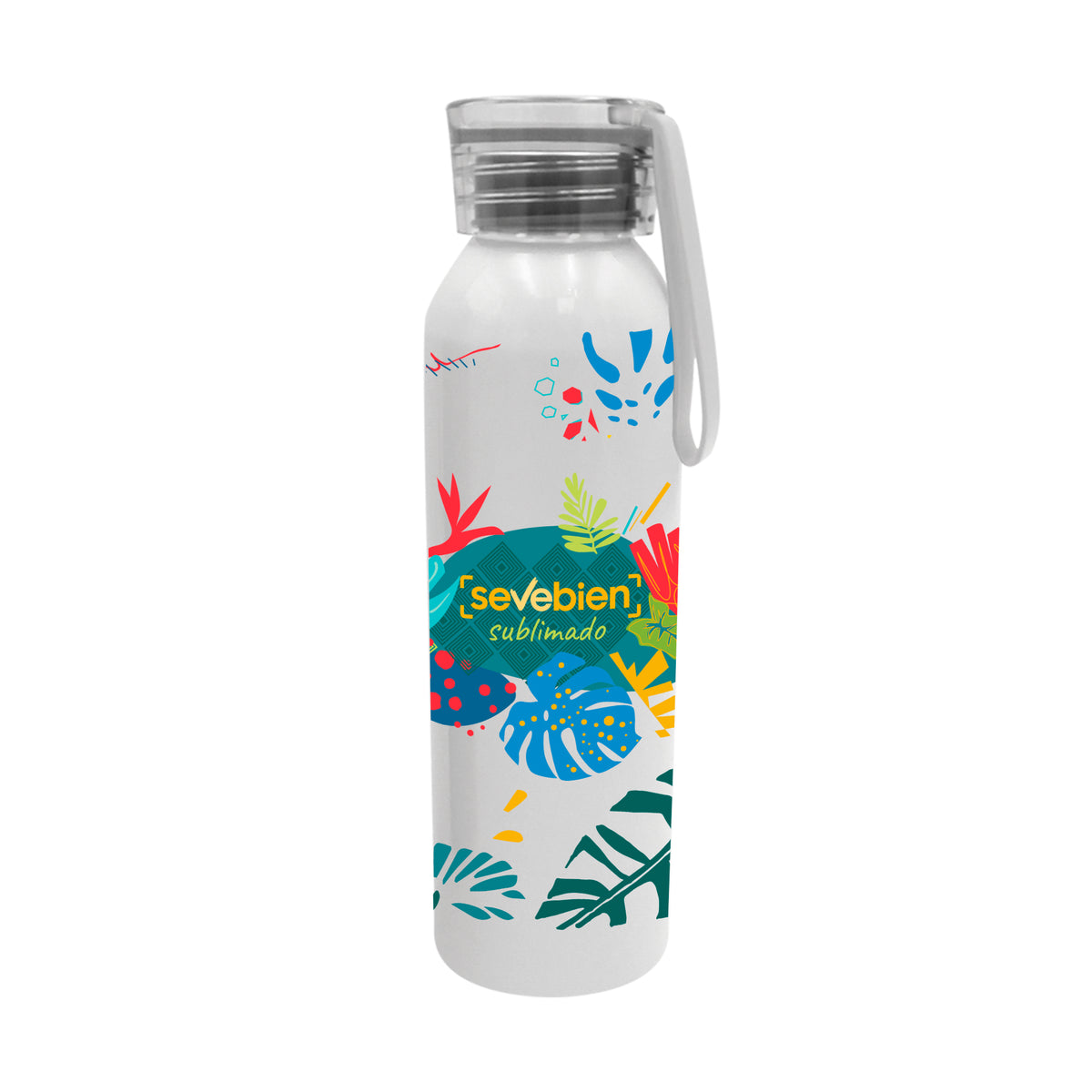Botella Sublimable Hey Blanco
