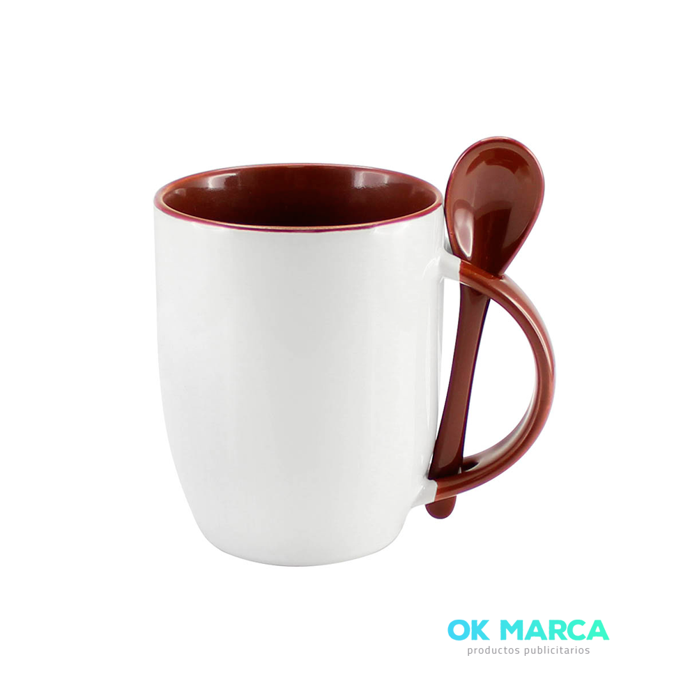 Tazón cerámico con cuchara