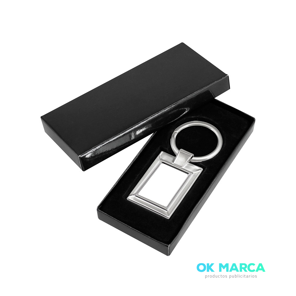 Llavero Metálico Rectangular