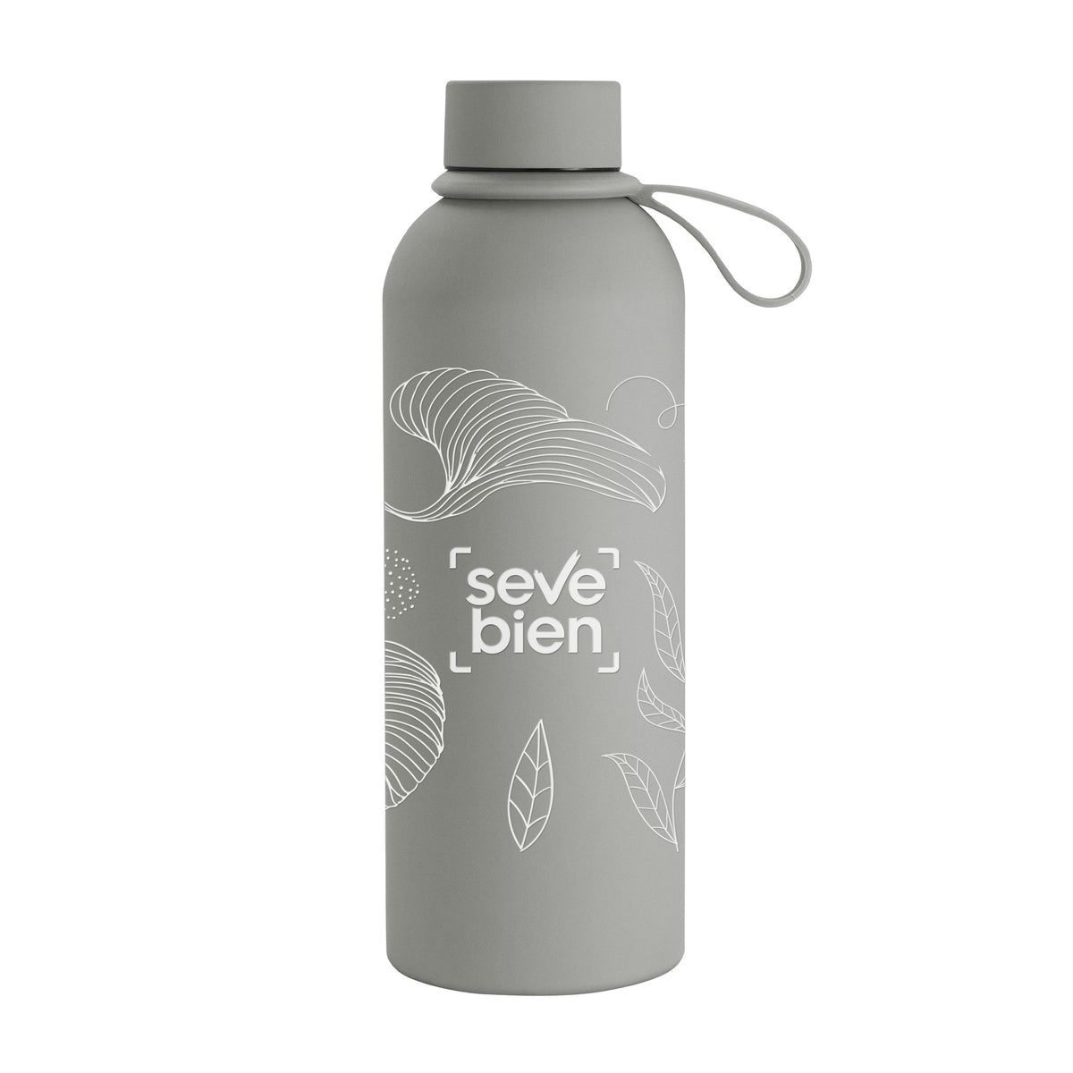 Botella Térmica Rubby Gris Claro