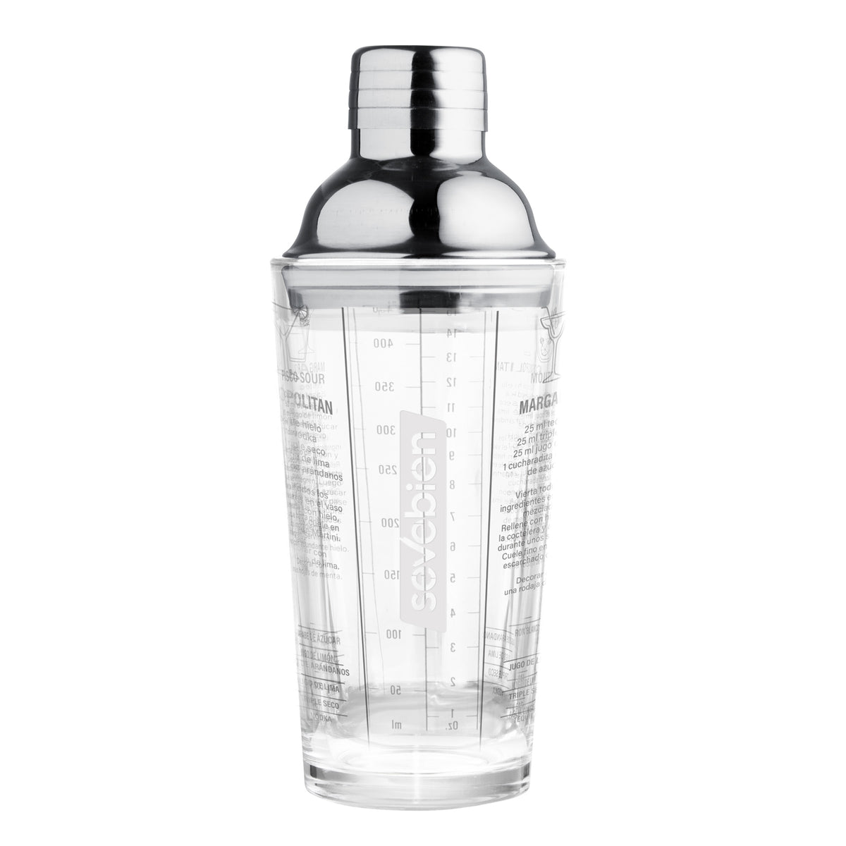 Coctelera de Vidrio Kokomo Transparente