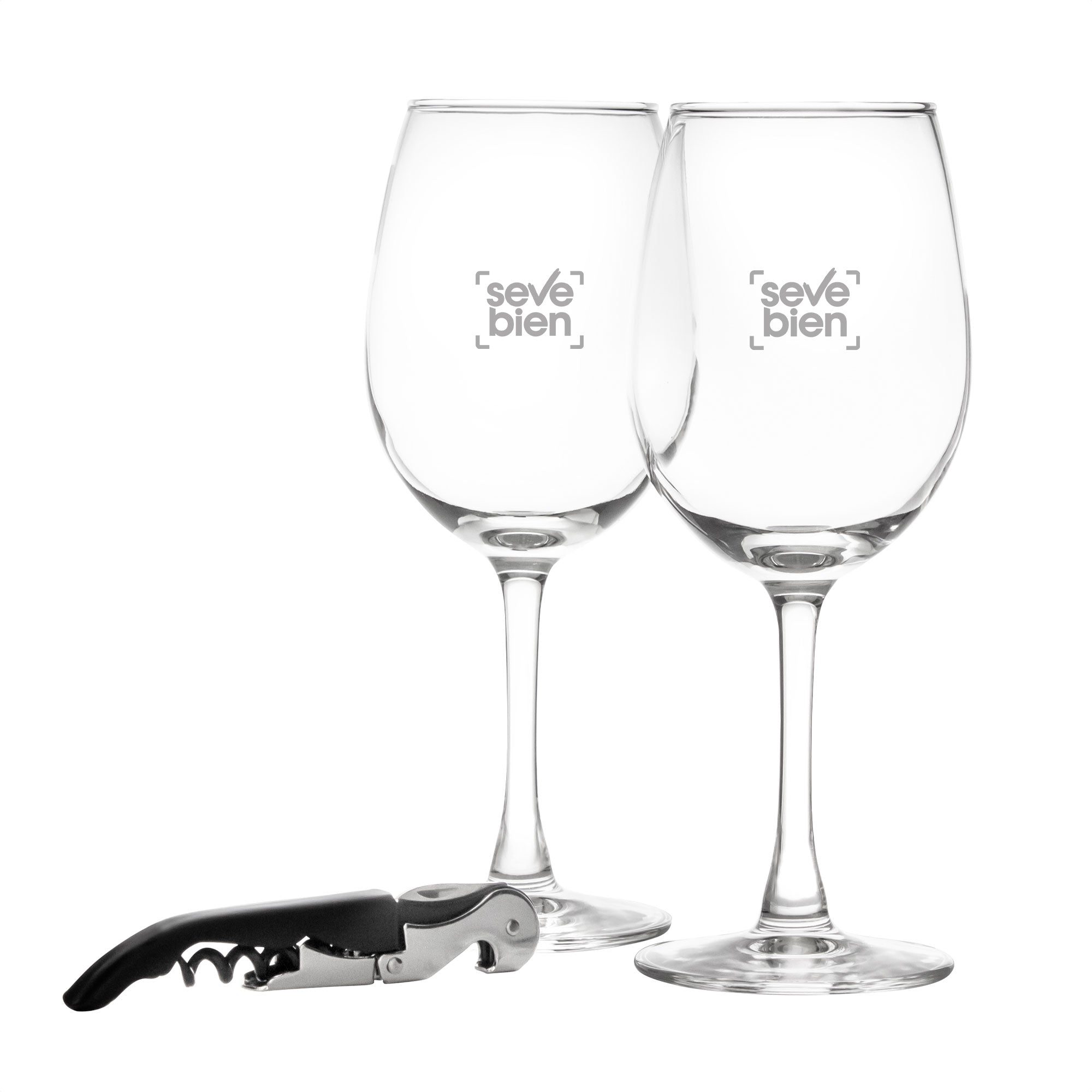 Set de Vino Brindis Transparente