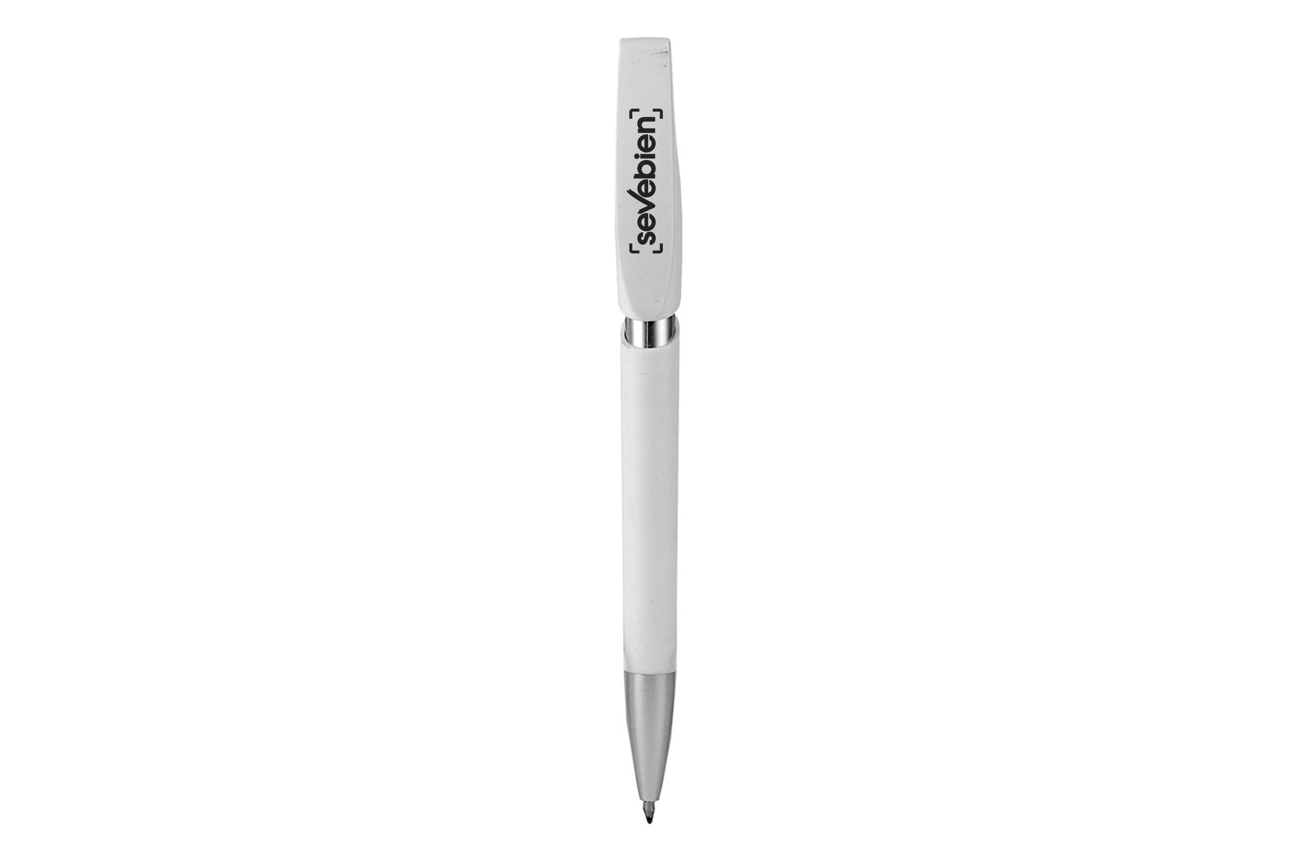 Bolígrafo Elf Tinta Azul Blanco