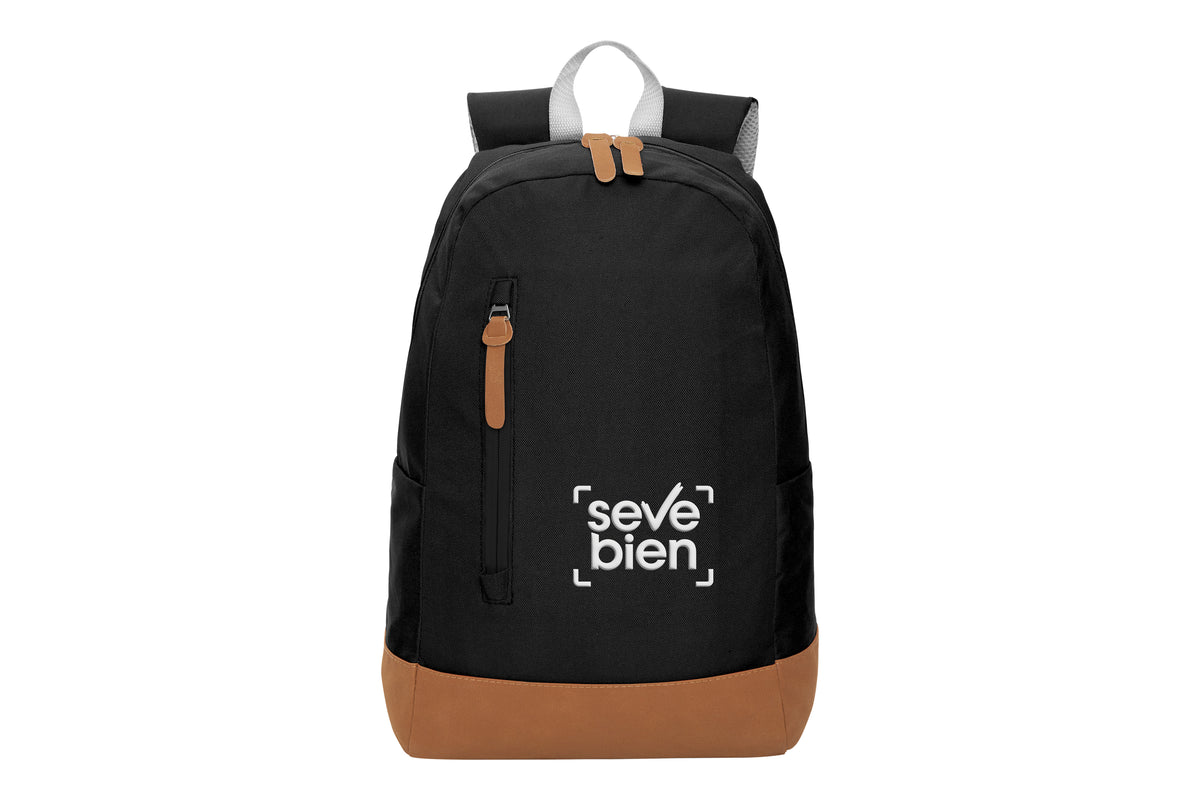 Mochila New Sport Negro + Beige