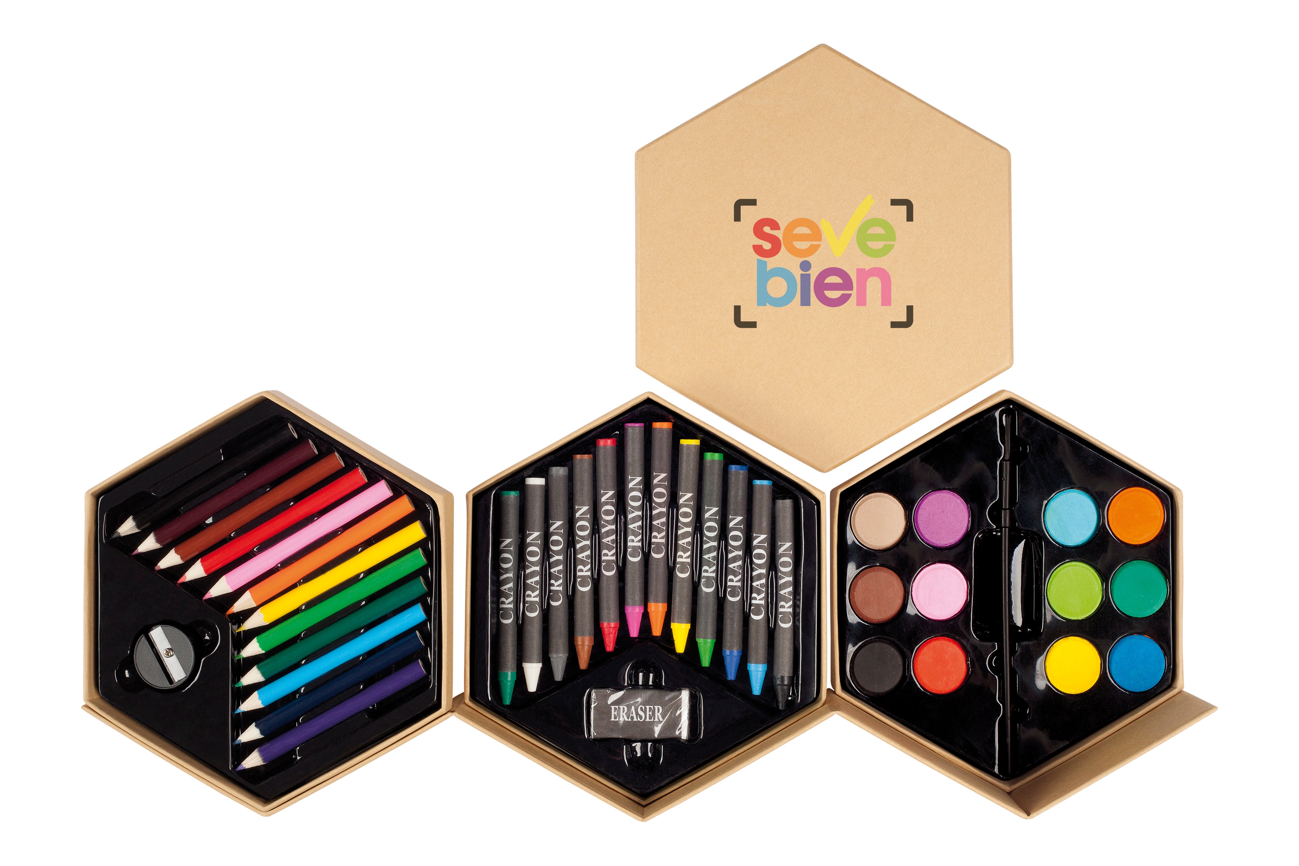 Set de Pinturas Hexágono