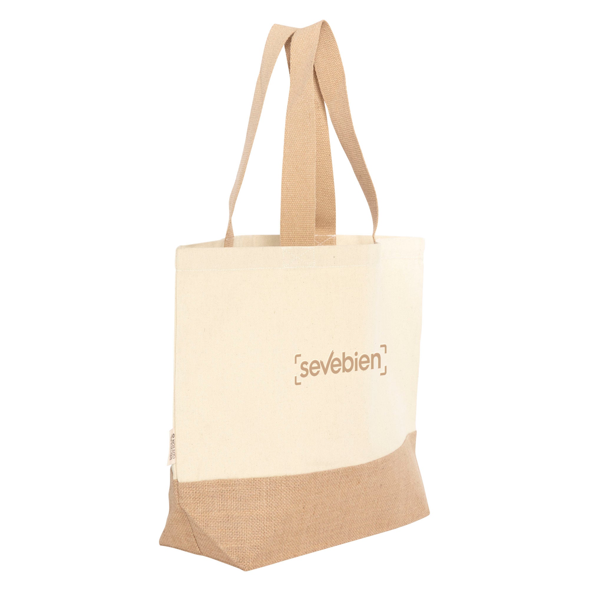 Bolsa de Algodón y Yute Yona Natural