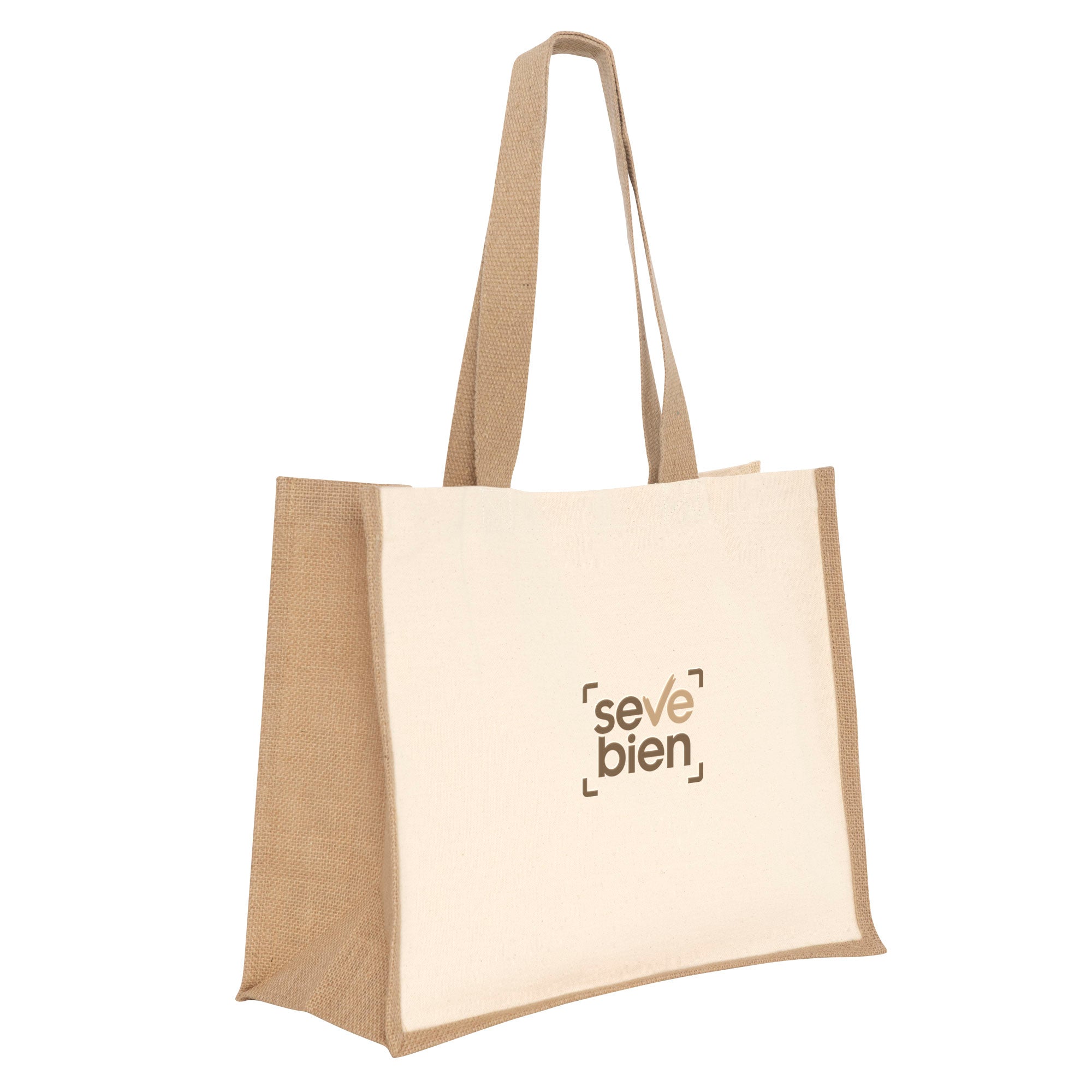 Bolsa de Algodón y Yute Yari Natural