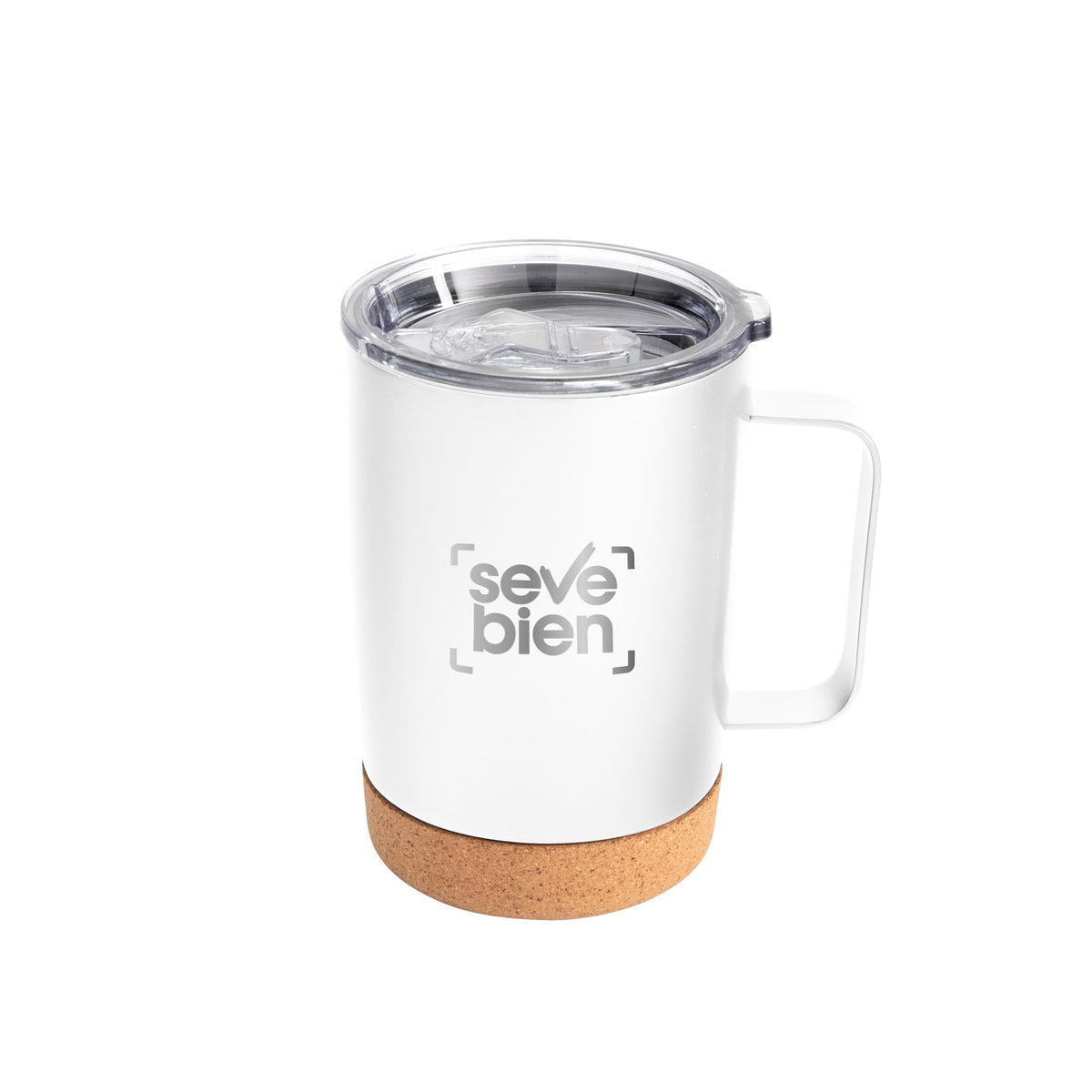 Mug Térmico Kork Blanco