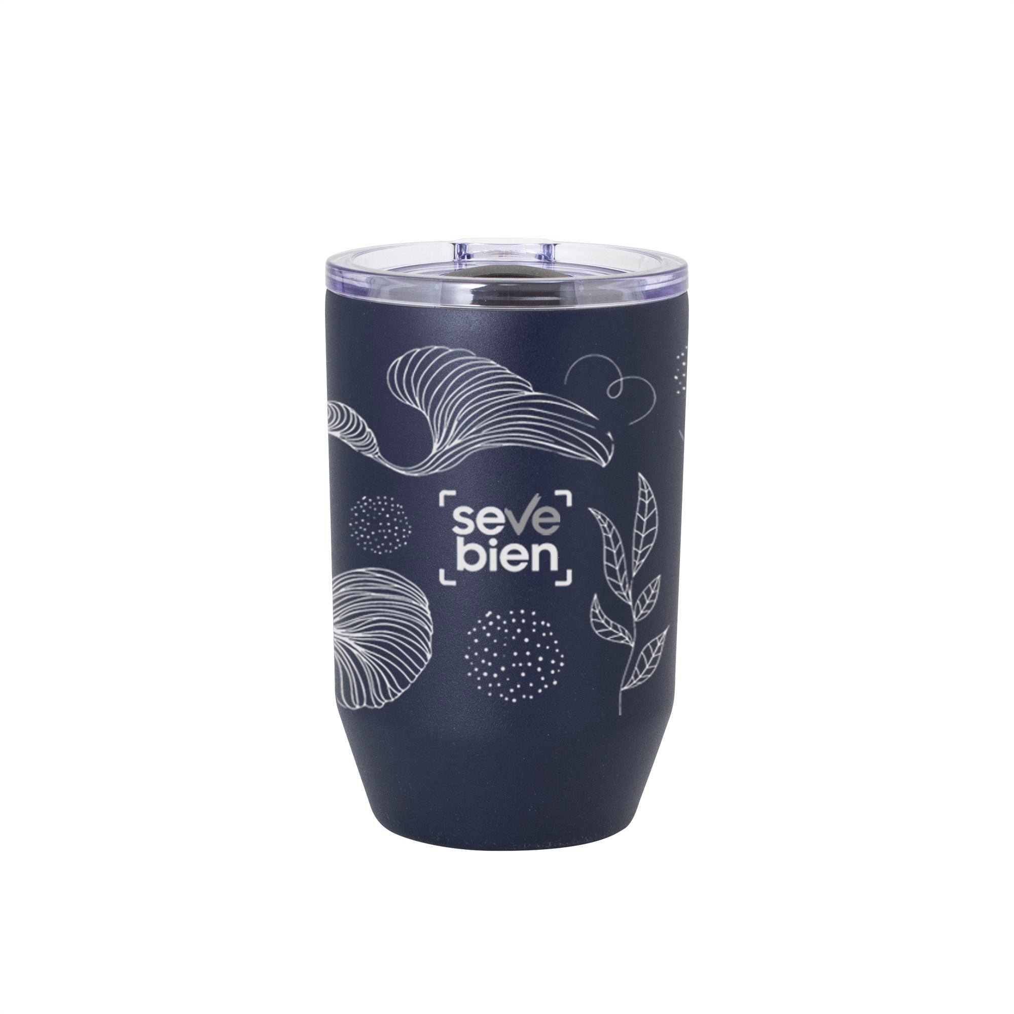 Mug Térmico Bisel Azul