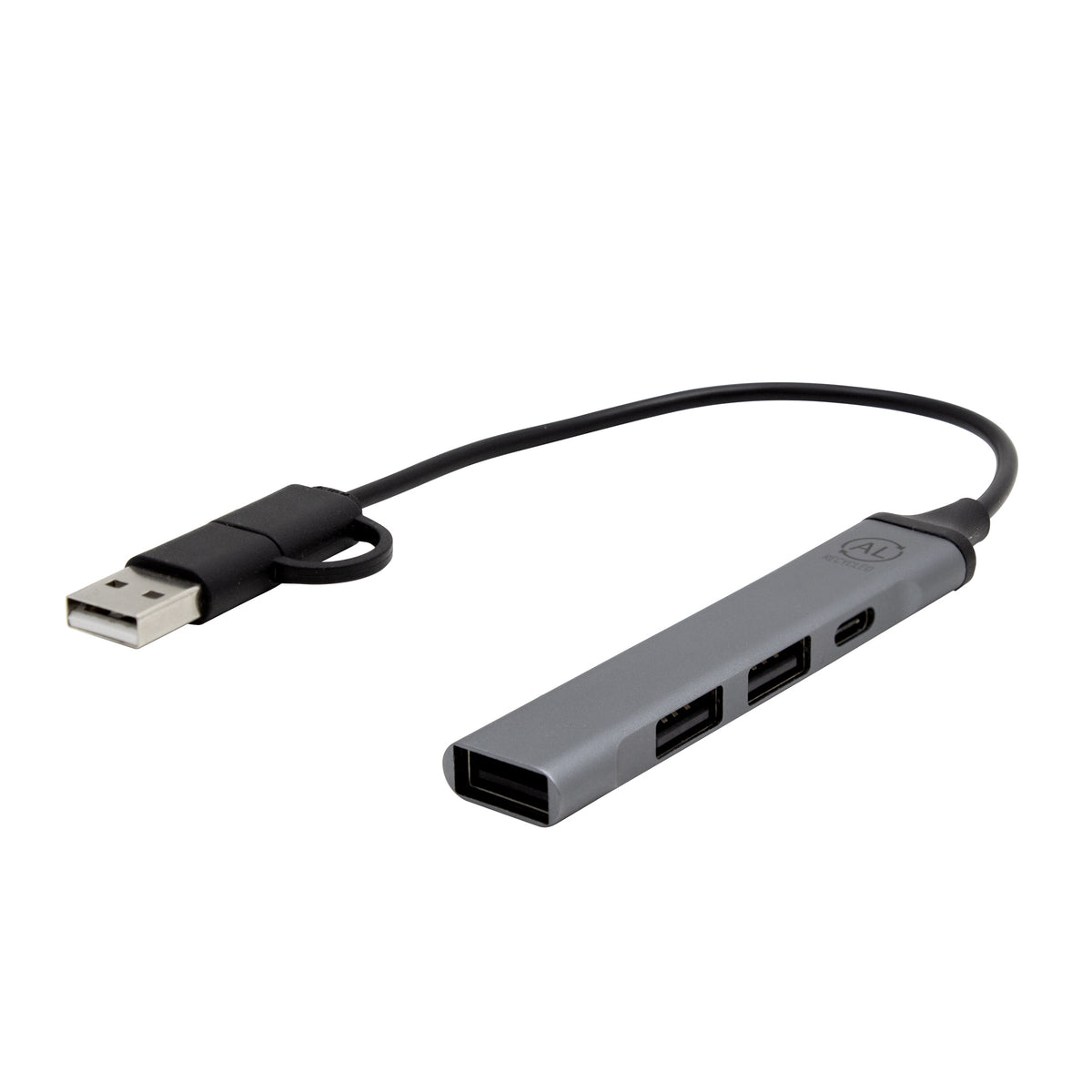 Adaptador Hub USB 3.0 4 en 1 Multipuerto Cable USB 30cm Luz LED Compatible Mac Windows