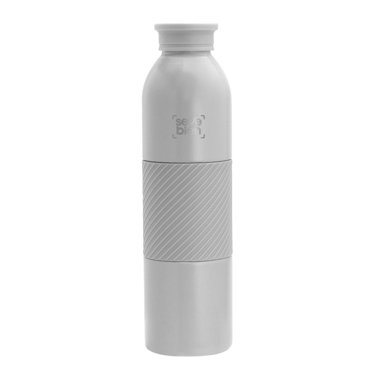 Botella Térmica Grip Gris Claro