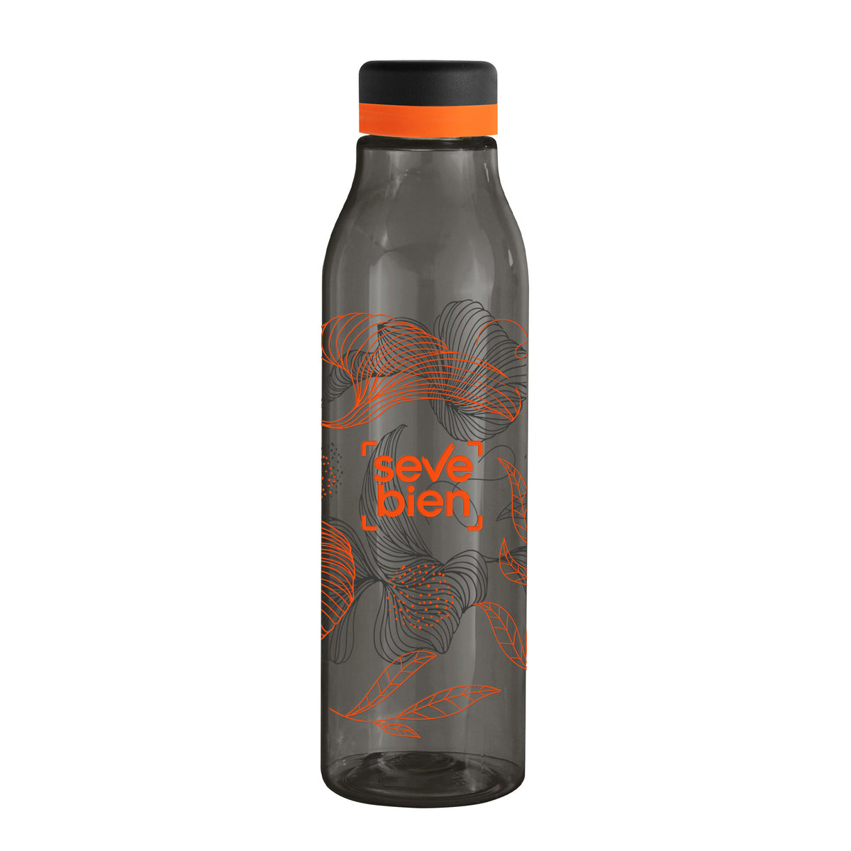 Botella Andina Full Black Naranja