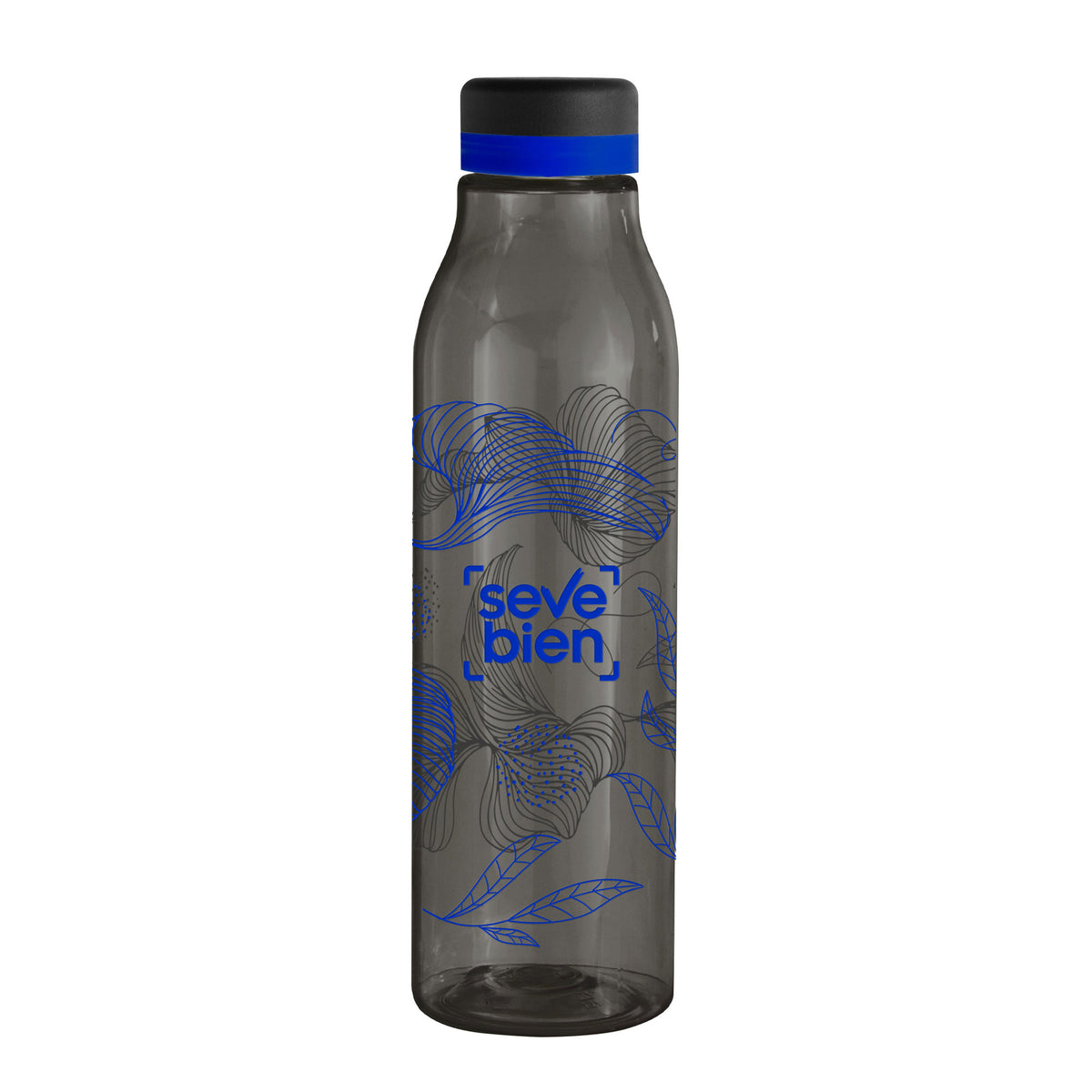 Botella Andina Full Black Royal Blue