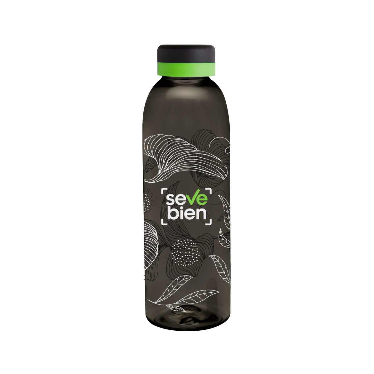 Botella Baladina Full Black Verde Manzana