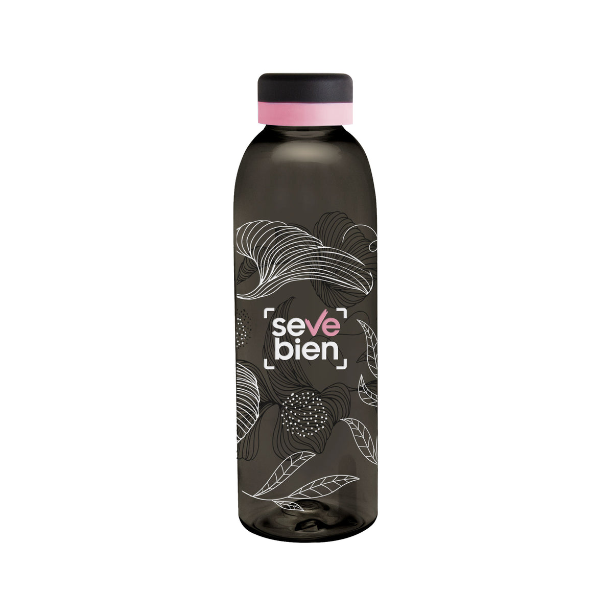 Botella Baladina Full Black Rosa