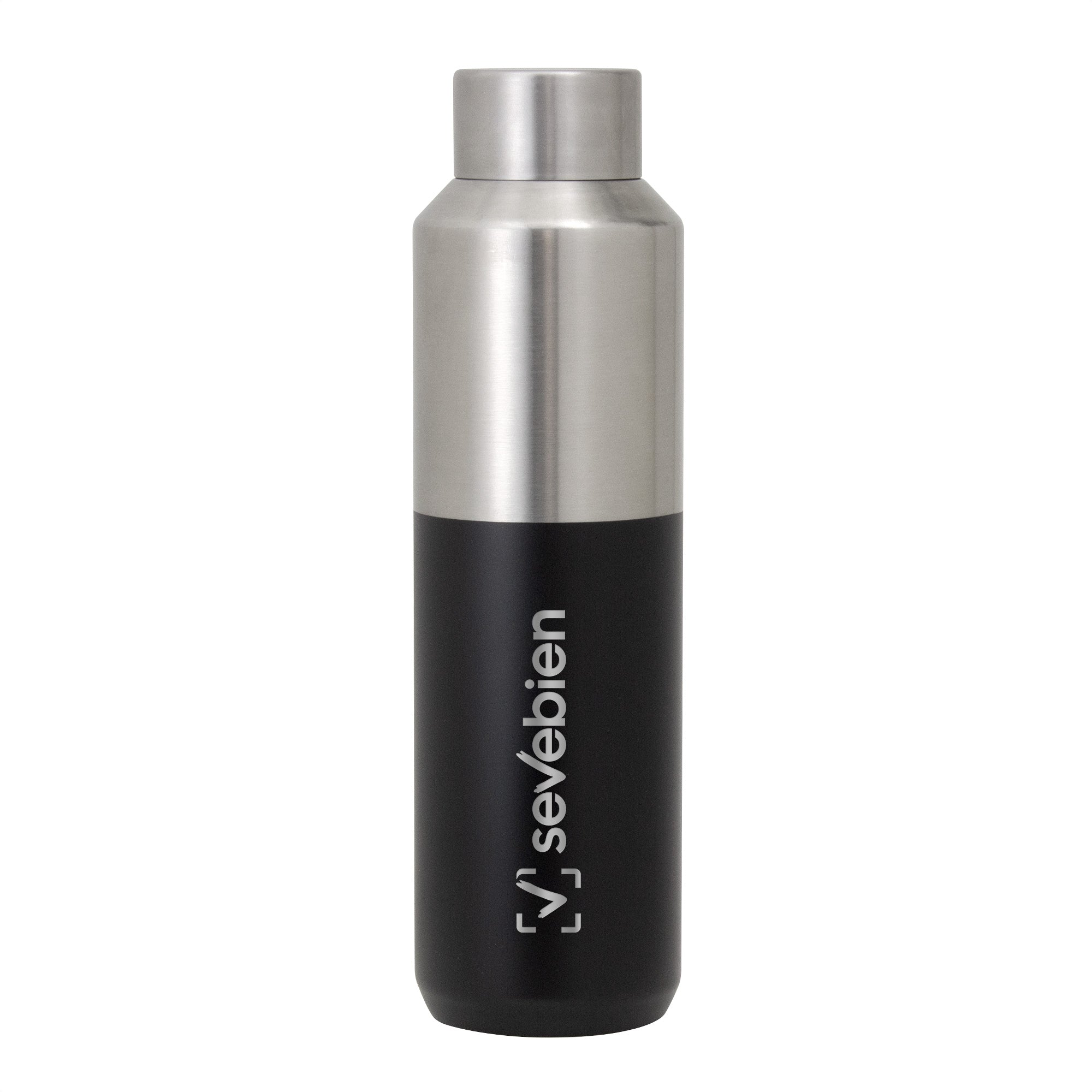 Botella Térmica Dash Negro + Plata