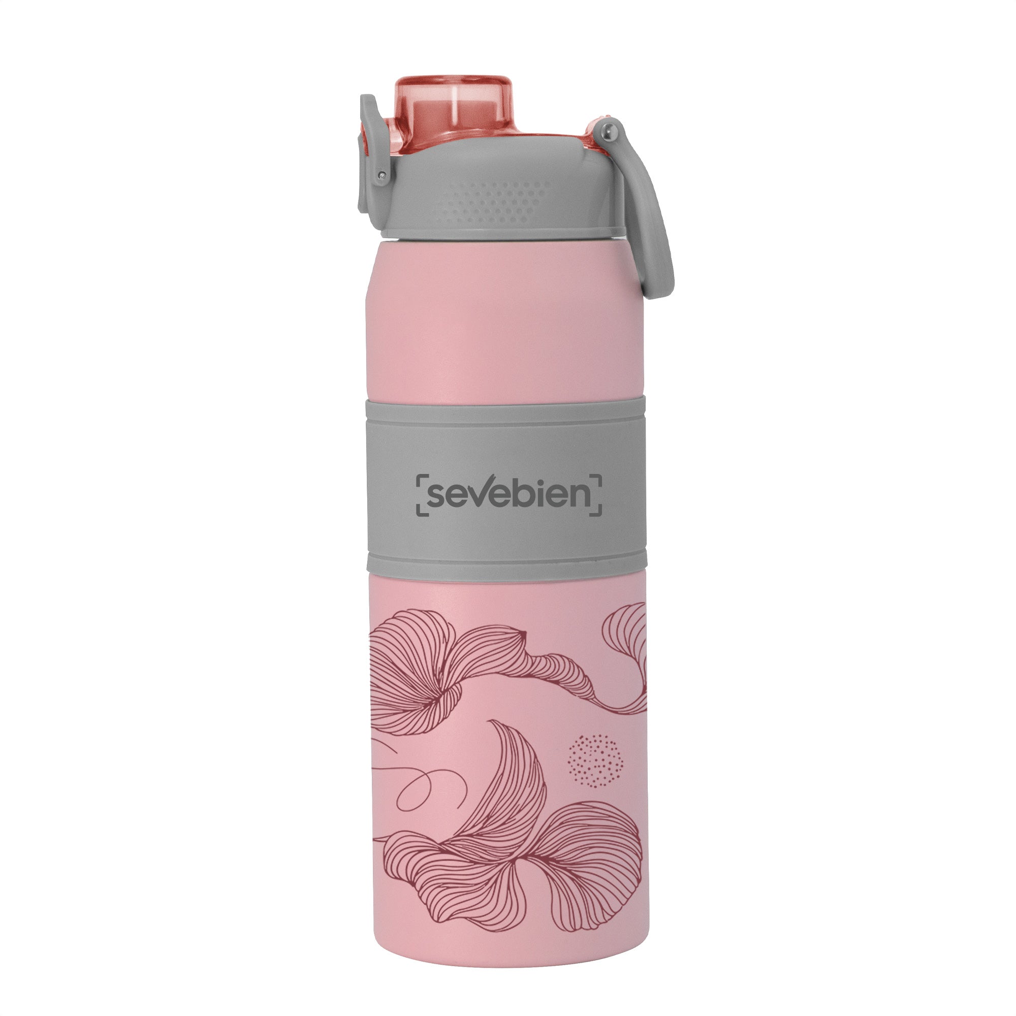 Botella Térmica Push Rosa