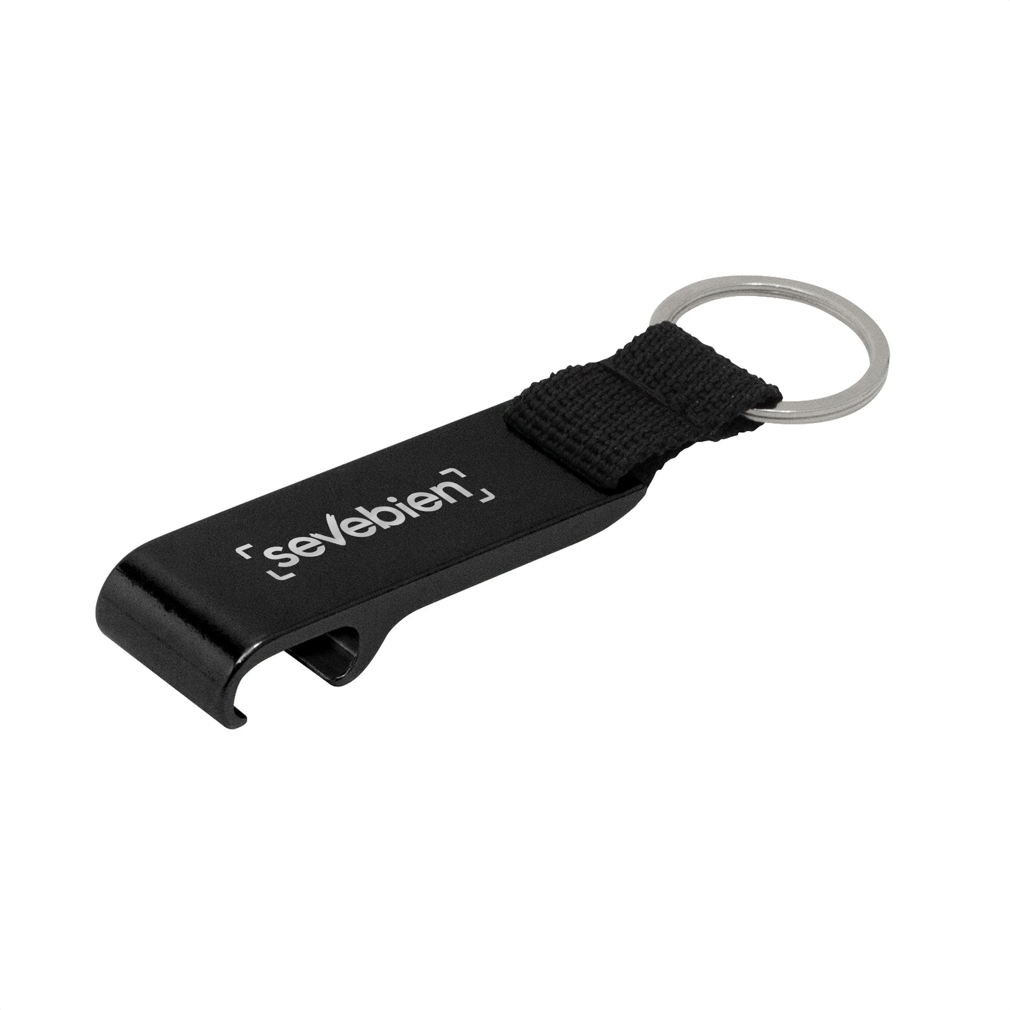 Llavero Destapador Opener Negro