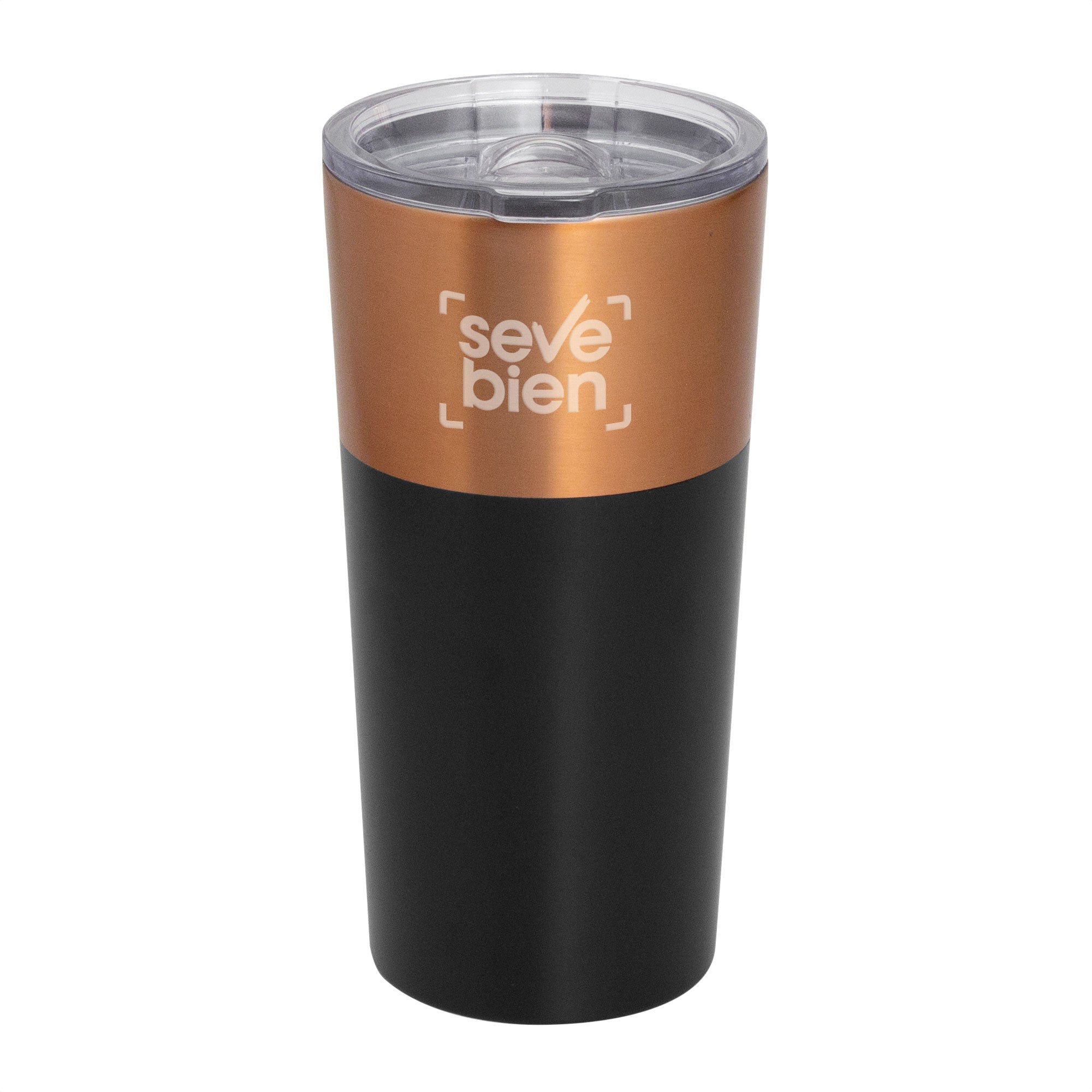Mug Térmico Siri Negro + Cobre