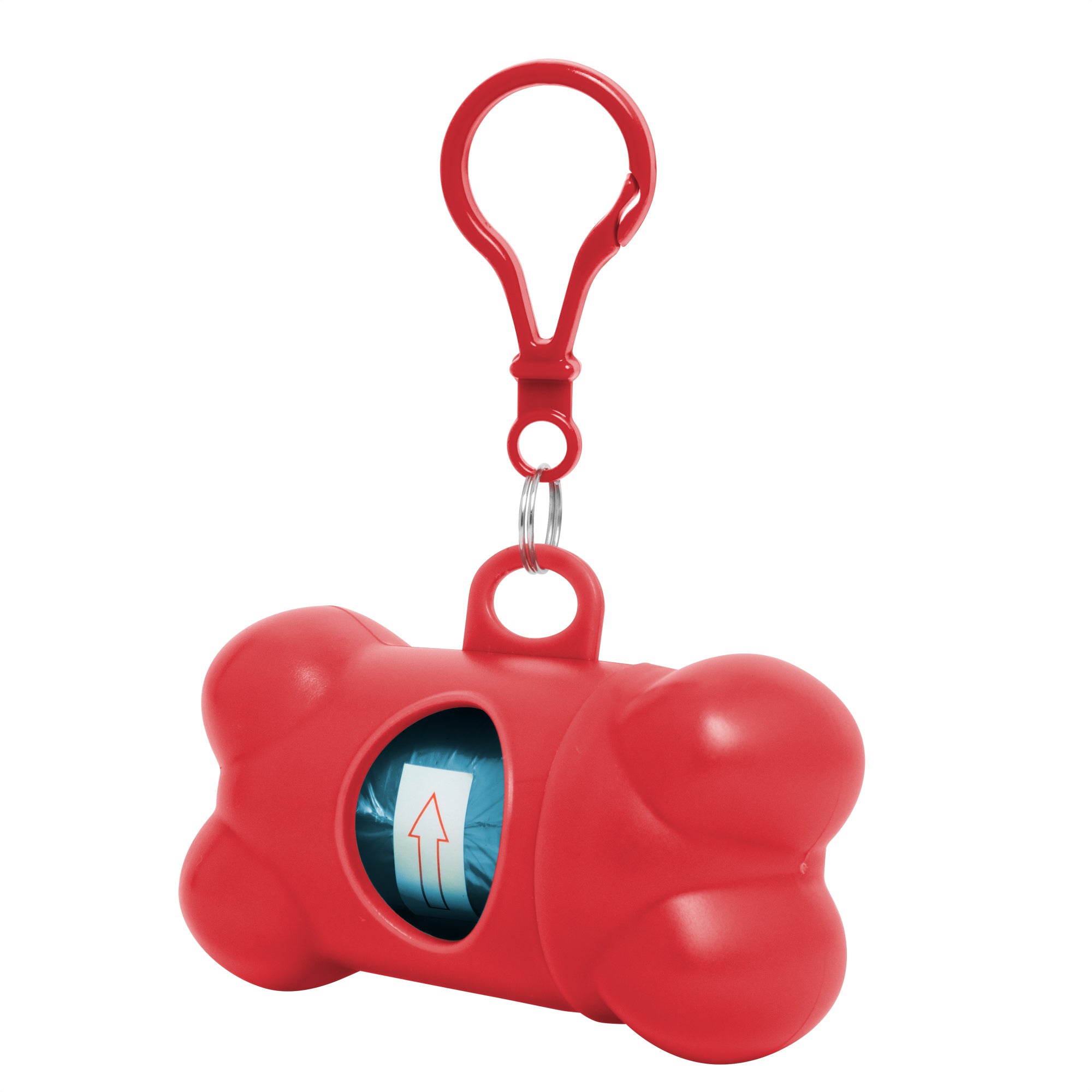 Dispensador de Bolsas Poodle Rojo