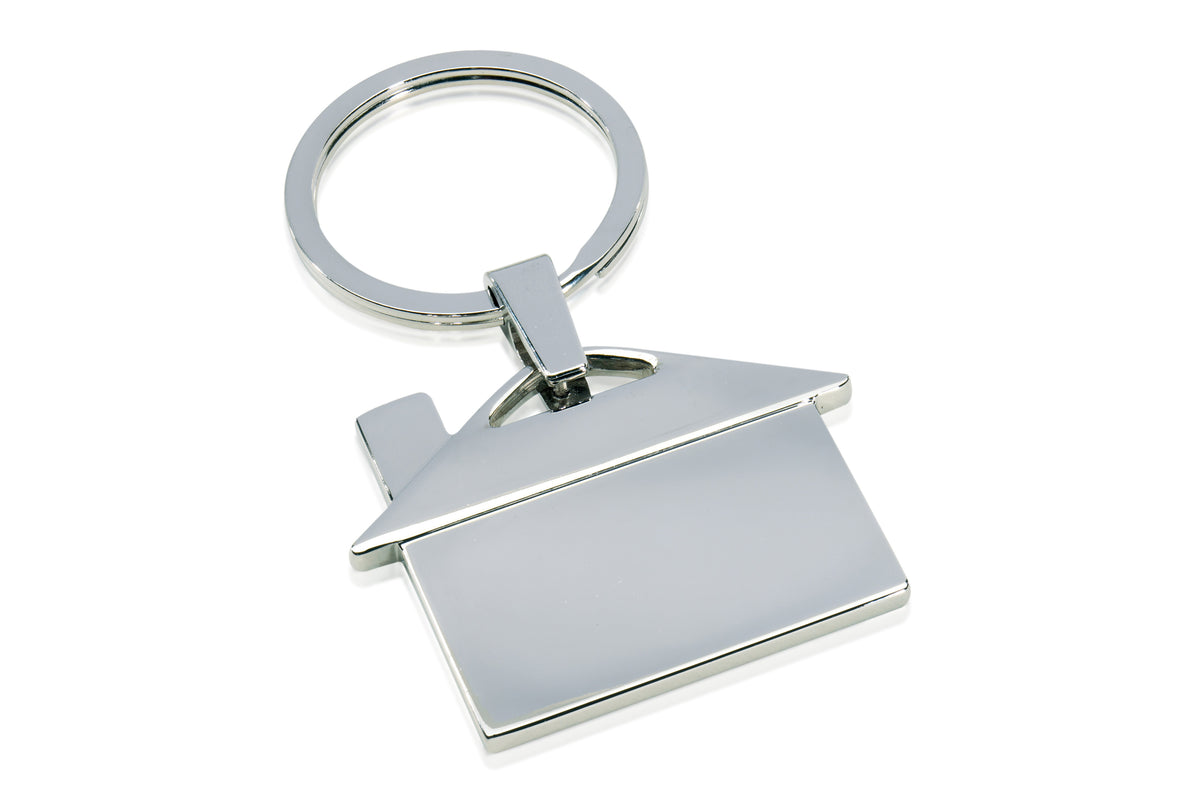 Llavero Metálico House Plata